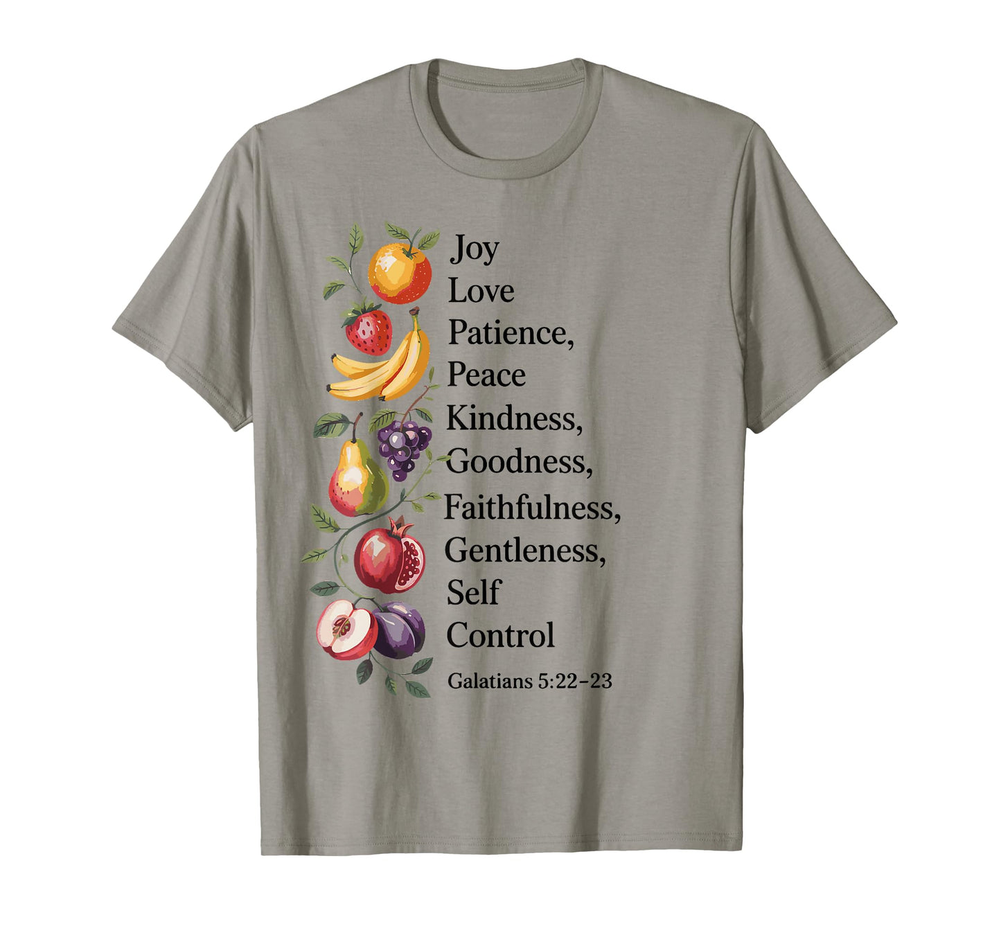 Awesome Galatians Fruit Of The Spirit Religious Verses T-Shirt