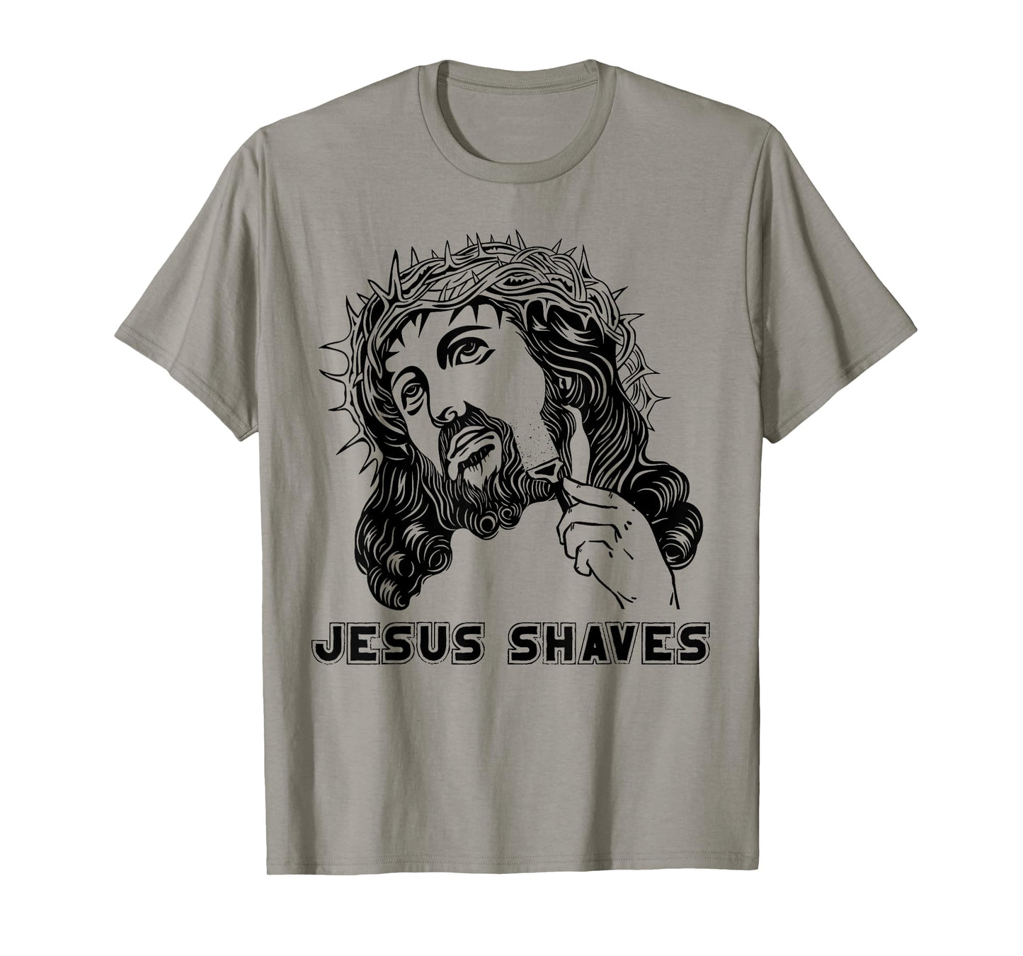 Jesus Shave Christian God Bible Cross Faith T-Shirt