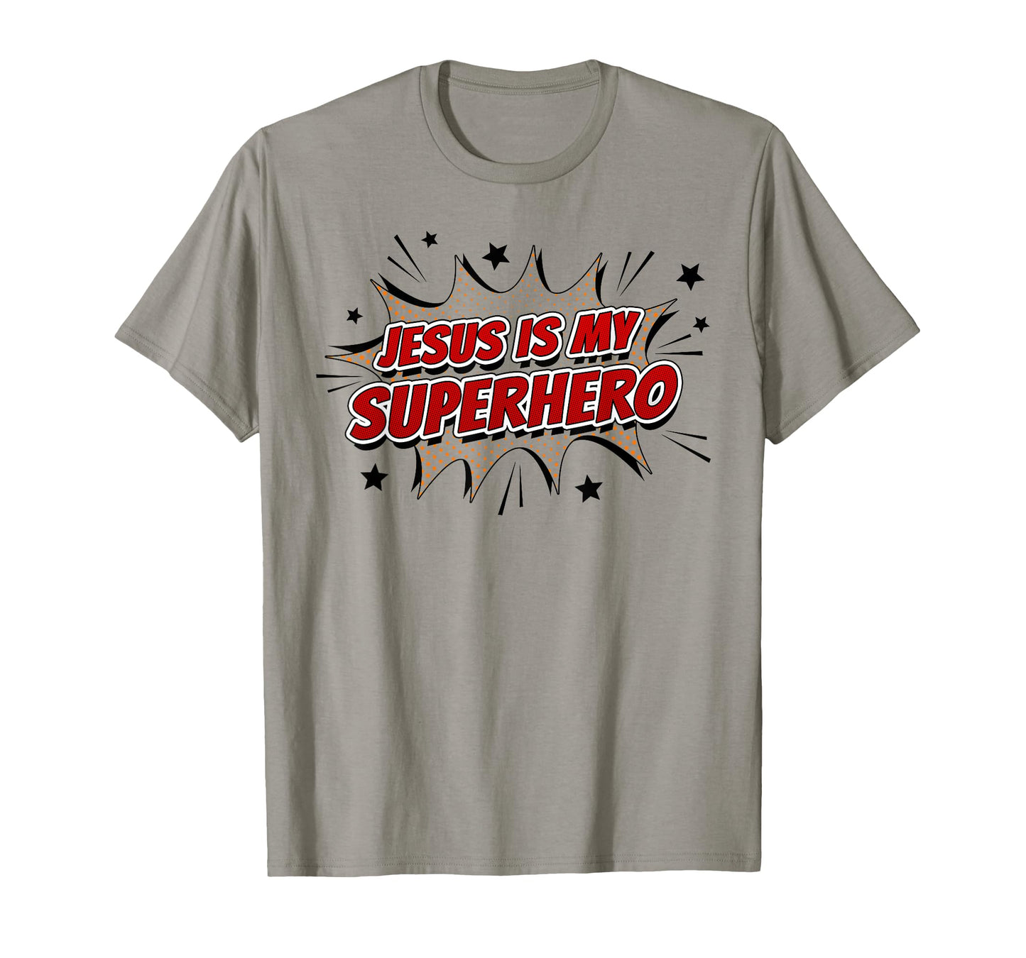 Jesus is My Superhero – Kids & Adult Christian Faith Comic T-Shirt