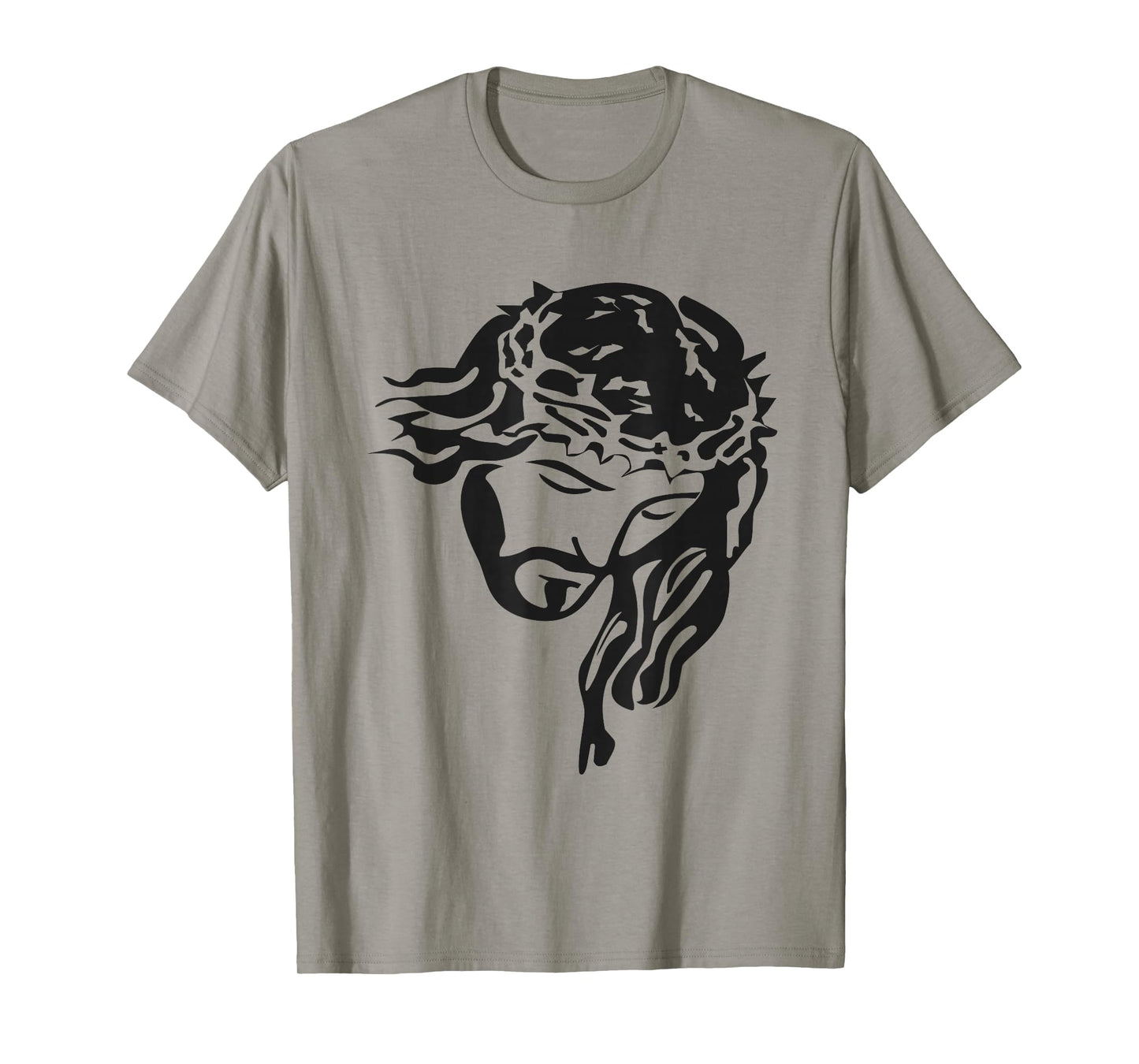 Face of Jesus Christ w/ Crown of Thorns (Christian T-Shirt) T-Shirt
