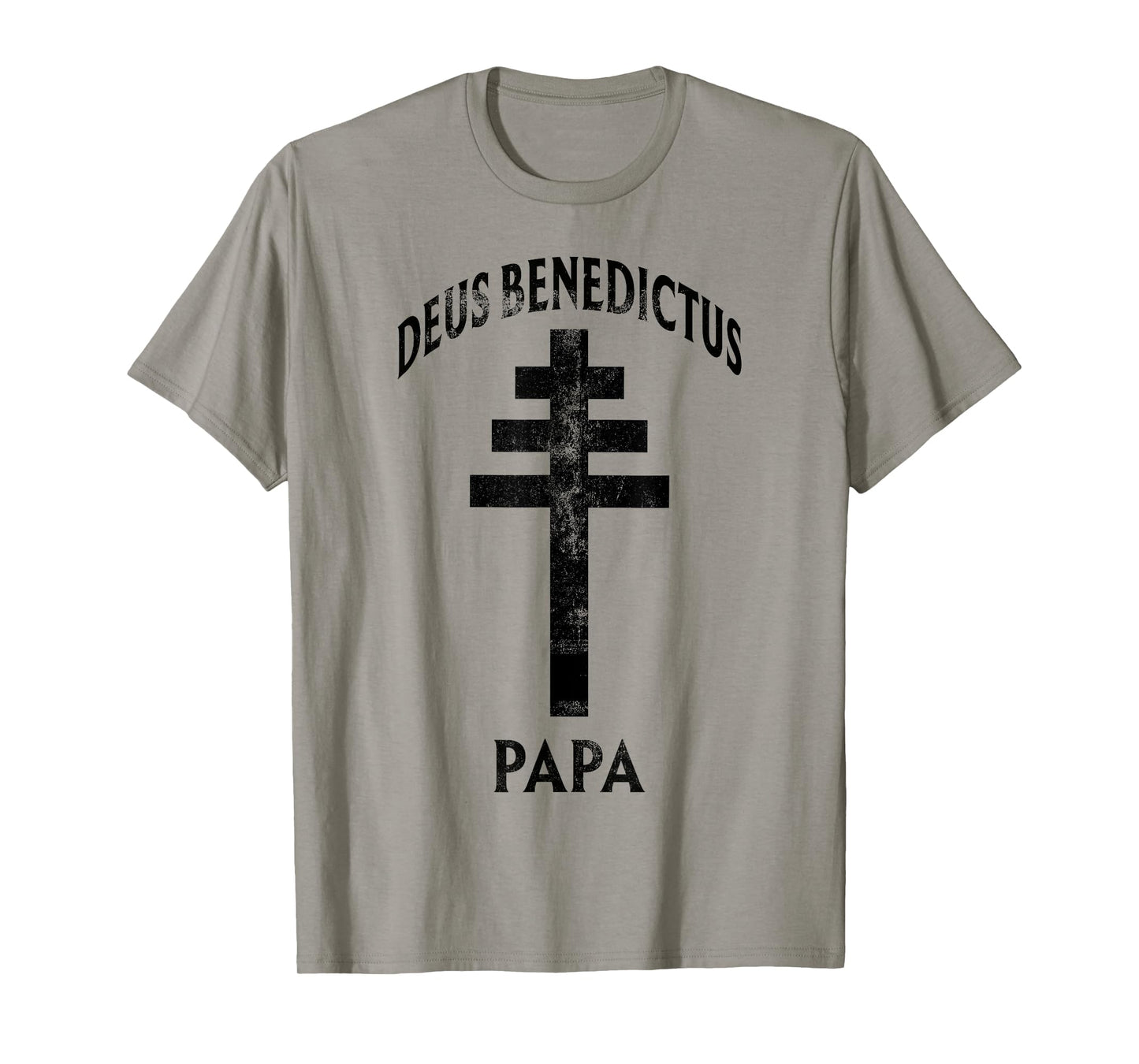 God Bless The Pope Papal Cross Catholic Prayer Latin T-Shirt