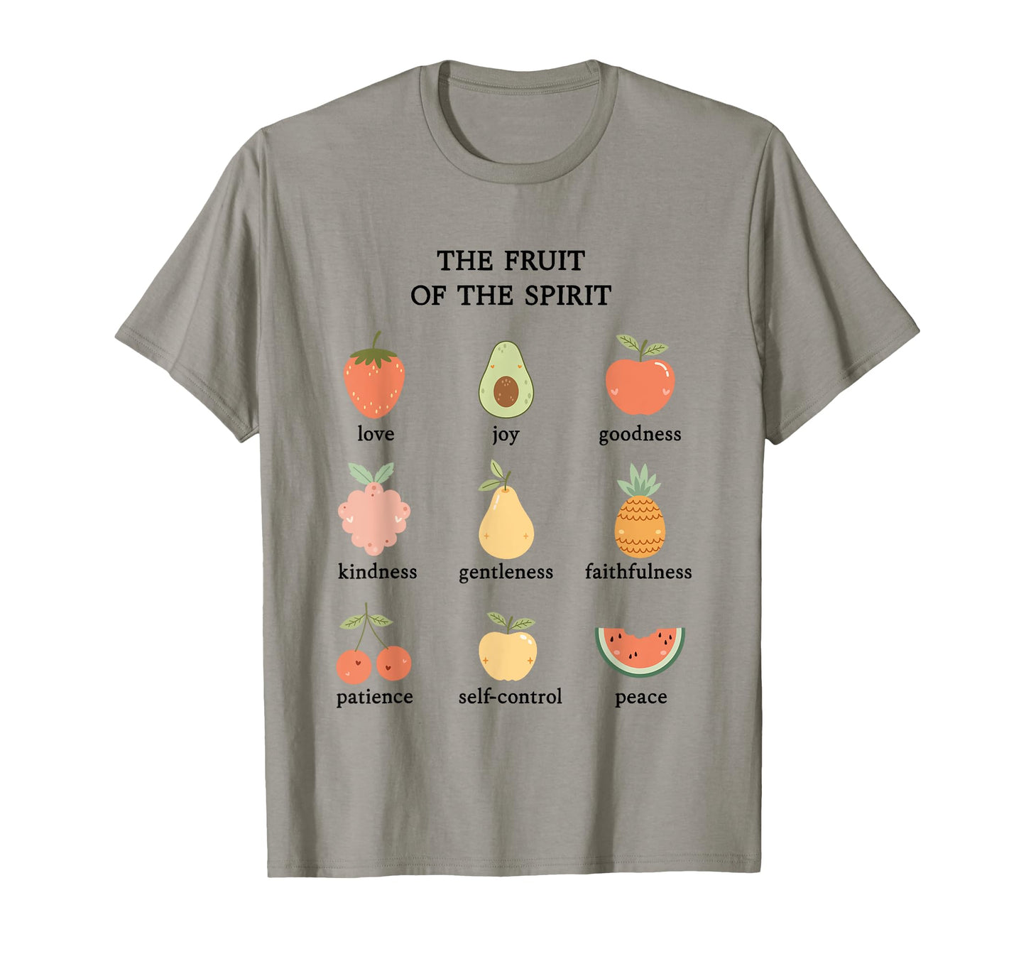 Fruit of the Spirit Cute Christian Girl Aesthetic T-Shirt