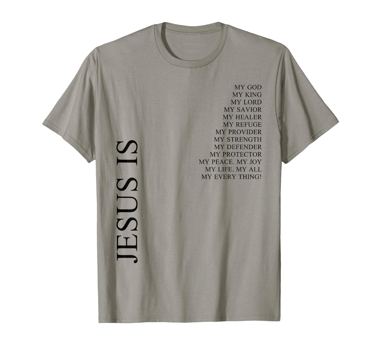 Jesus is My Everything Minimal Christian Faith T-Shirt