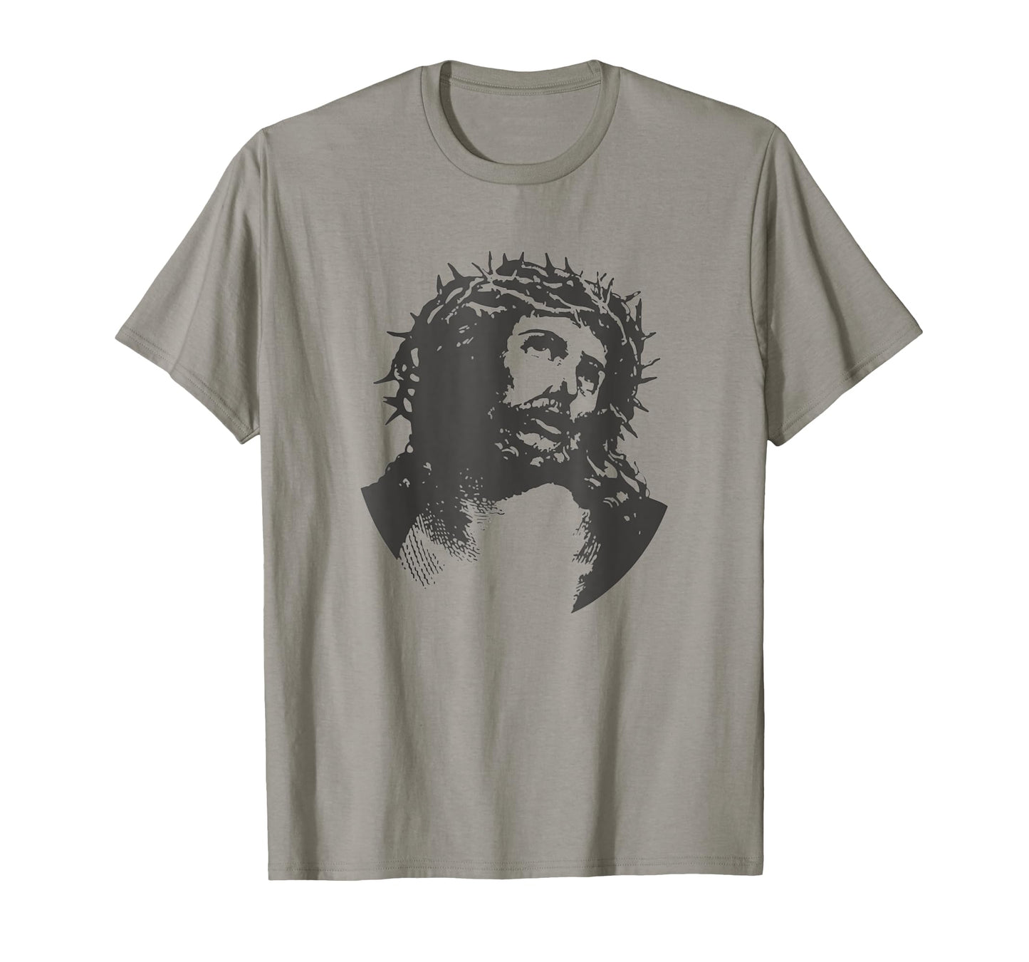 Face Of Jesus Christ Crown Of Thorns Catholic Faith T-Shirt