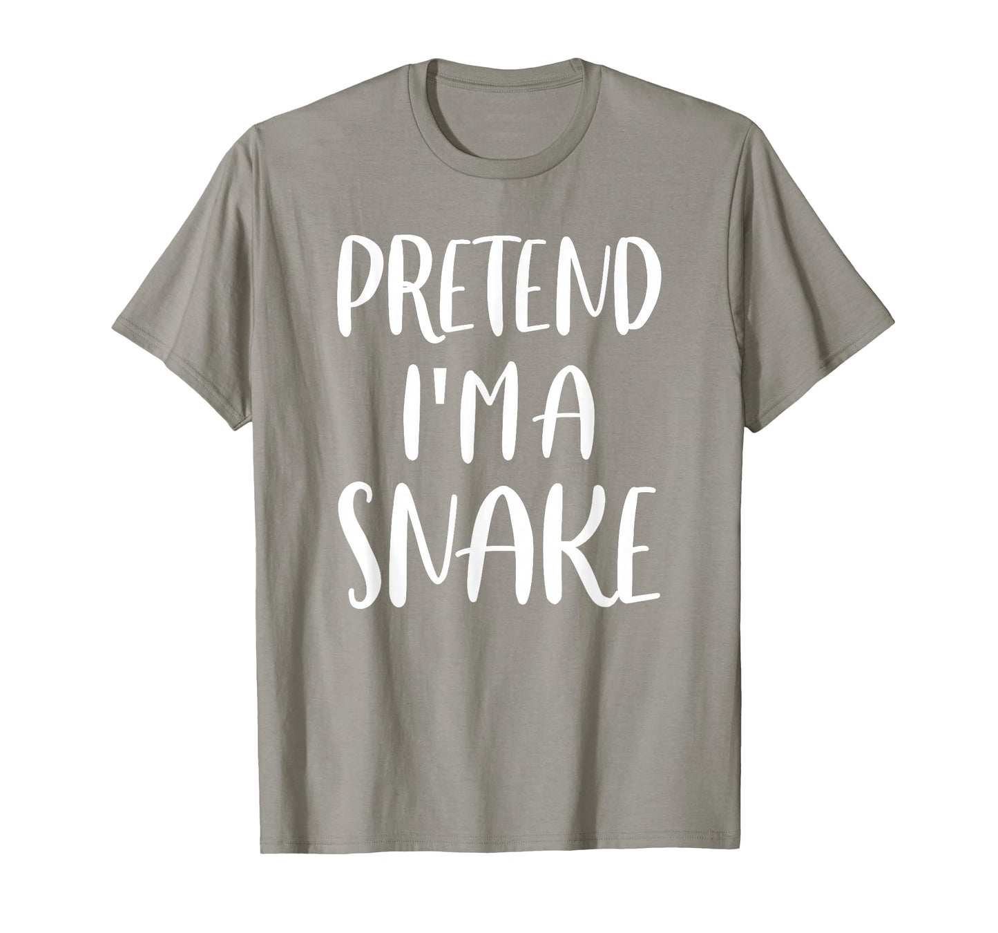 Pretend I'm A Snake Lazy Halloween Costume T-Shirt