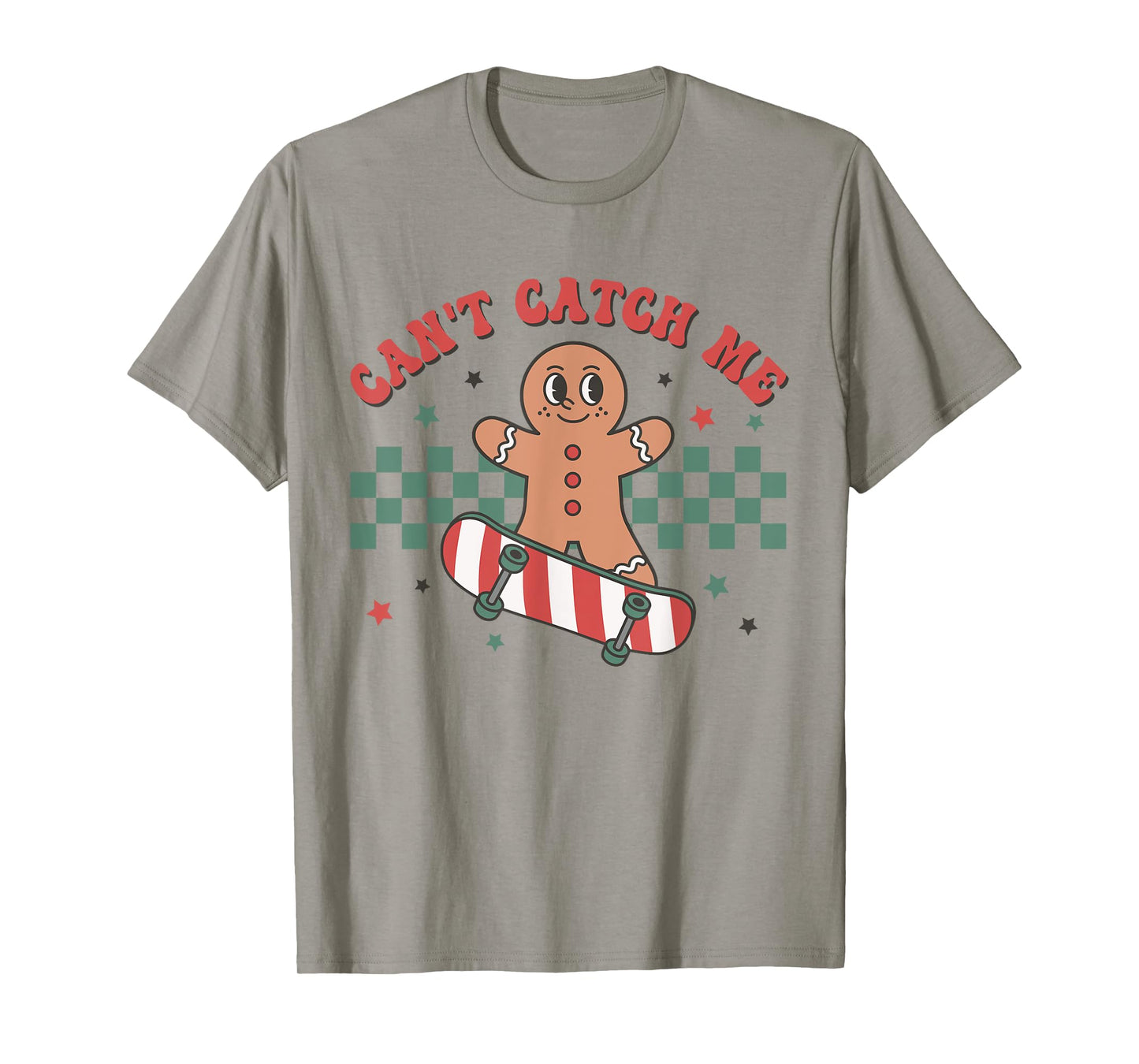 Can't Catch Me Gingerbread Christmas Cookies Toddler Kids T-Shirt