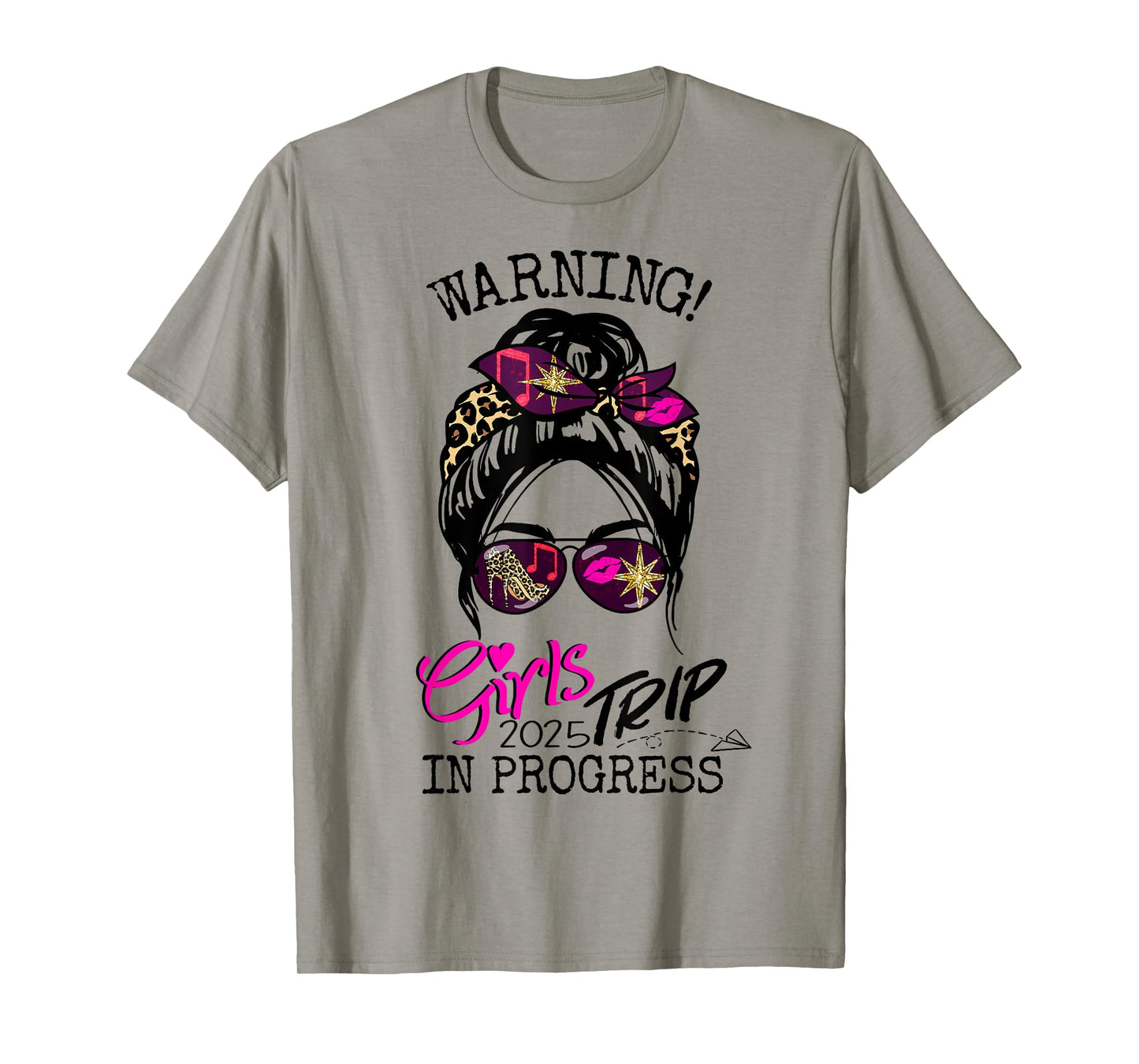Girls Weekend Birthday Squad Warning Girls Trip In Progress T-Shirt
