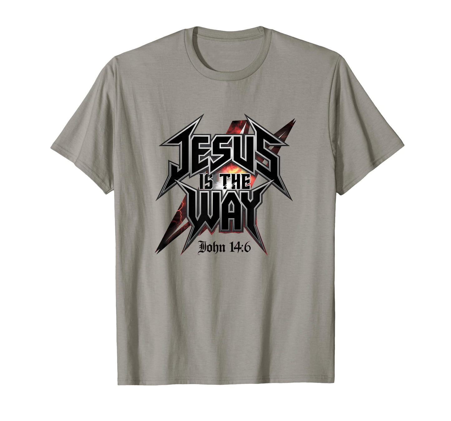 Jesus is The Way John 14:6 Christian Rock T-Shirt