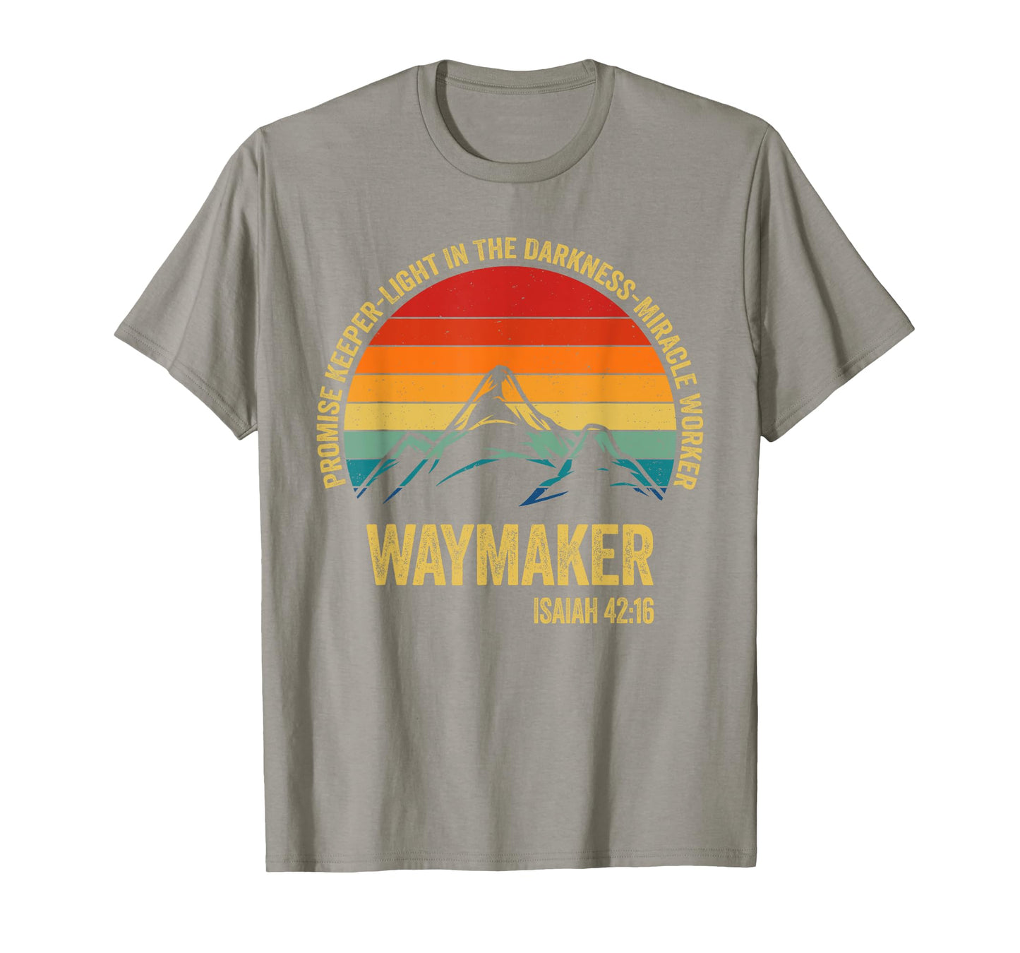 Waymaker Vintage Promise Keeper Miracle Worker Christian T-Shirt