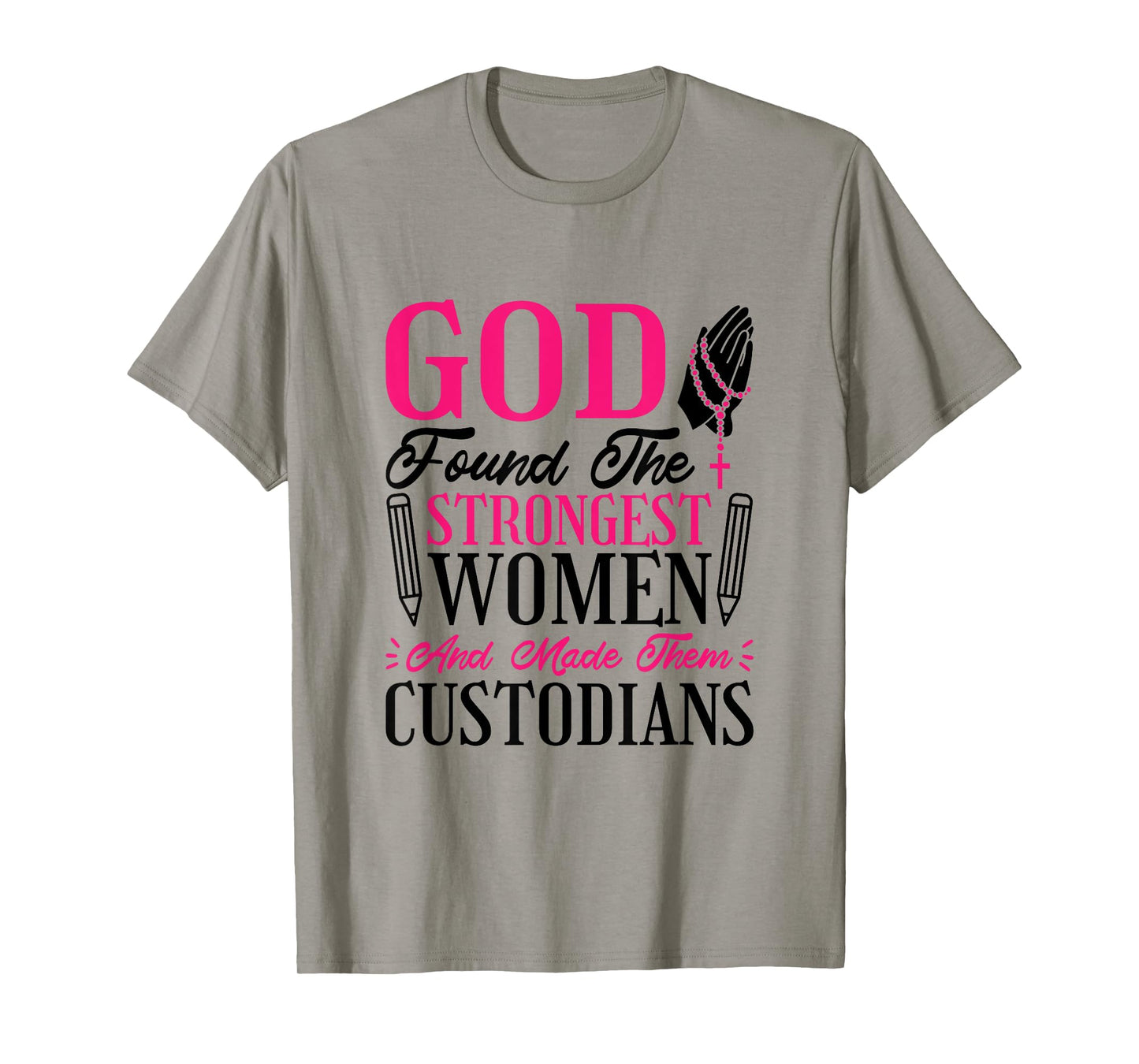 Christian Women Custodian for School Property Custodian T-Shirt