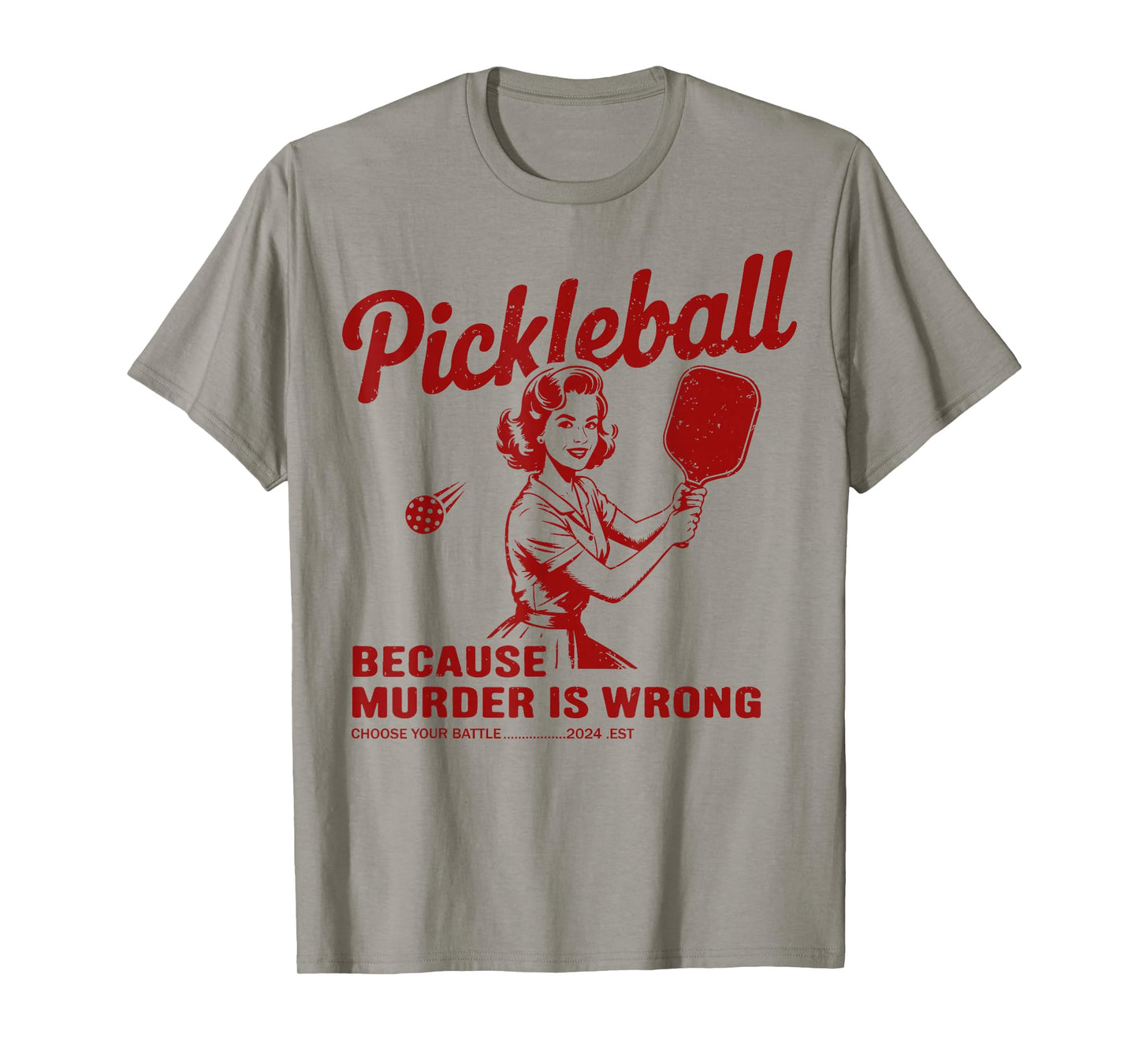 Funny Pickle Ball Outfit Women, Retro Gifts Pickleball T-Shirt