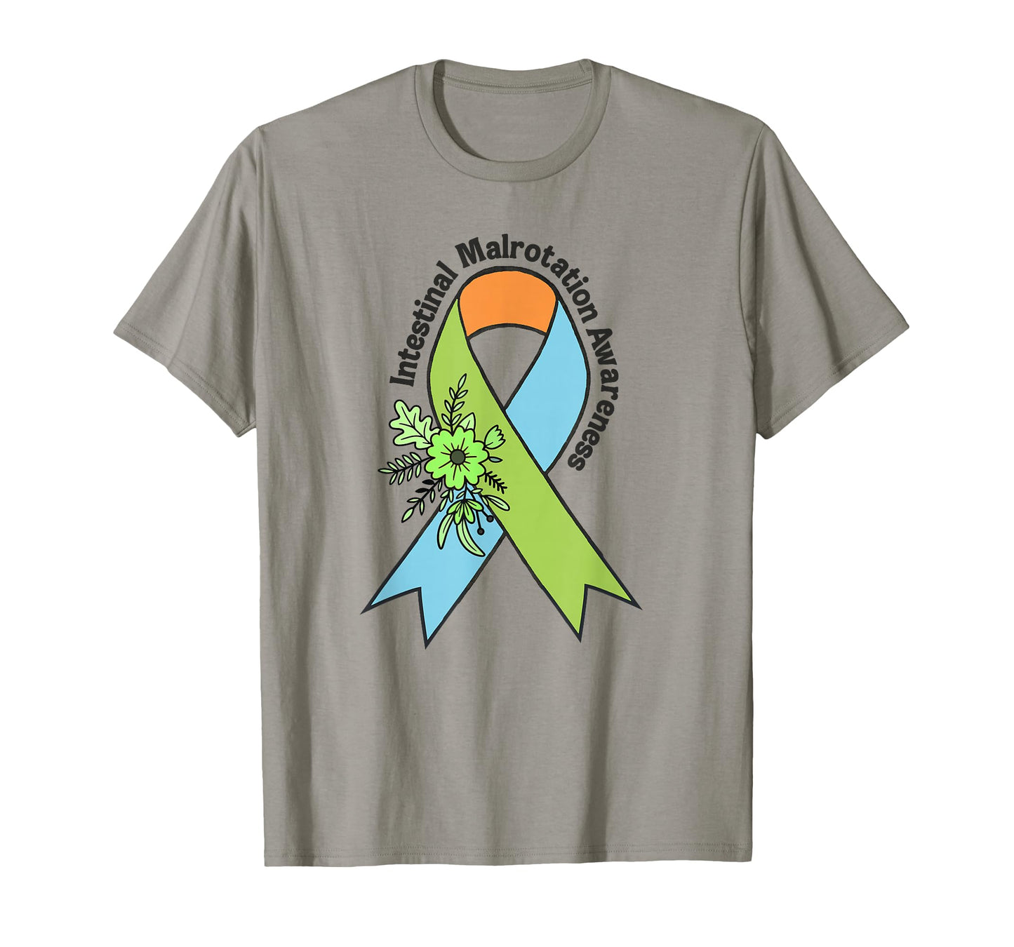 Intestinal Malrotation Awareness Warrior Survivor Ribbon T-Shirt