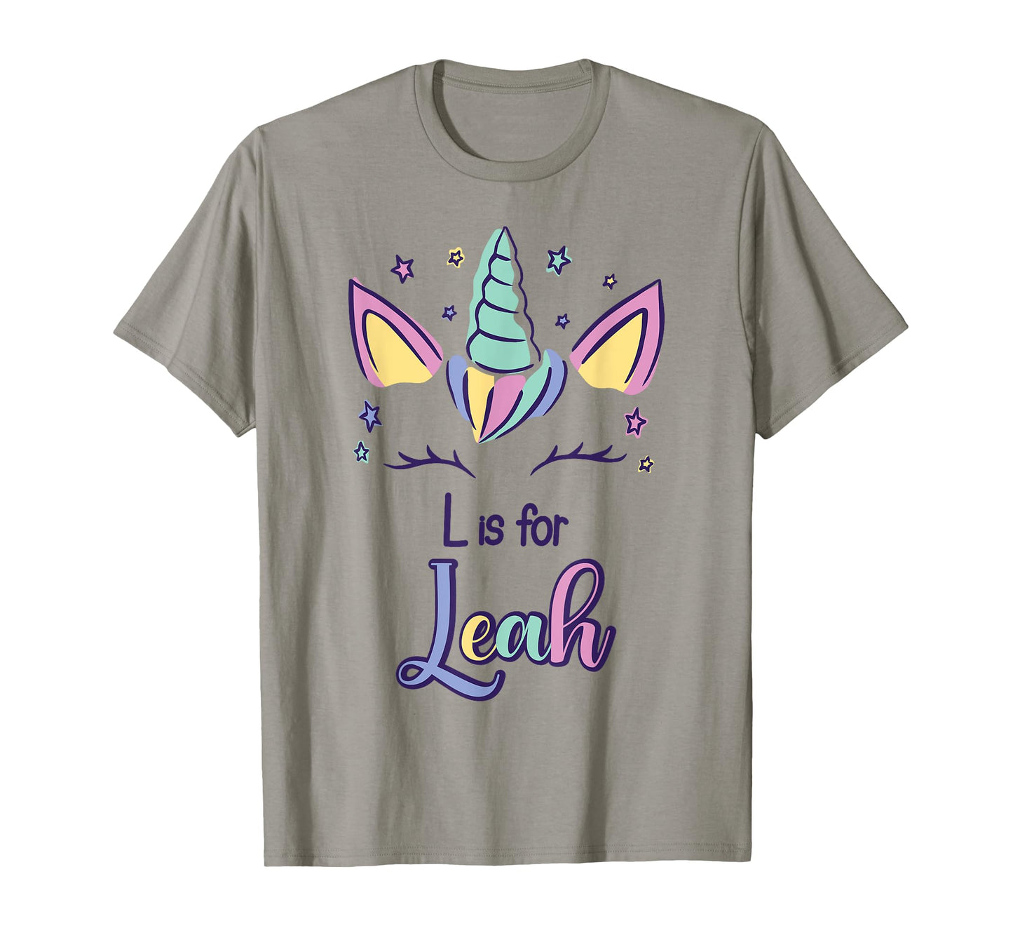 First Name Leah Personalized L Is For Leah T-Shirt