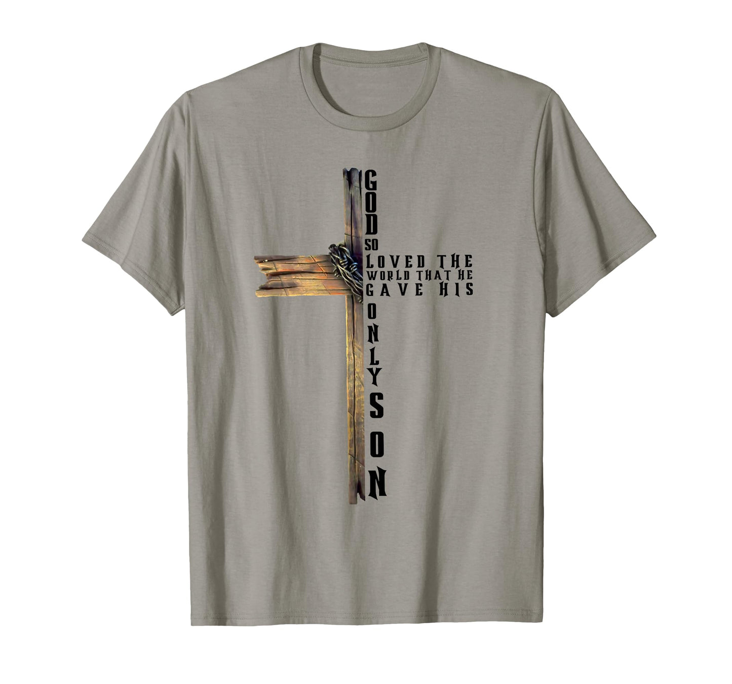 John 3:16 Christian Cross Bible T-Shirt