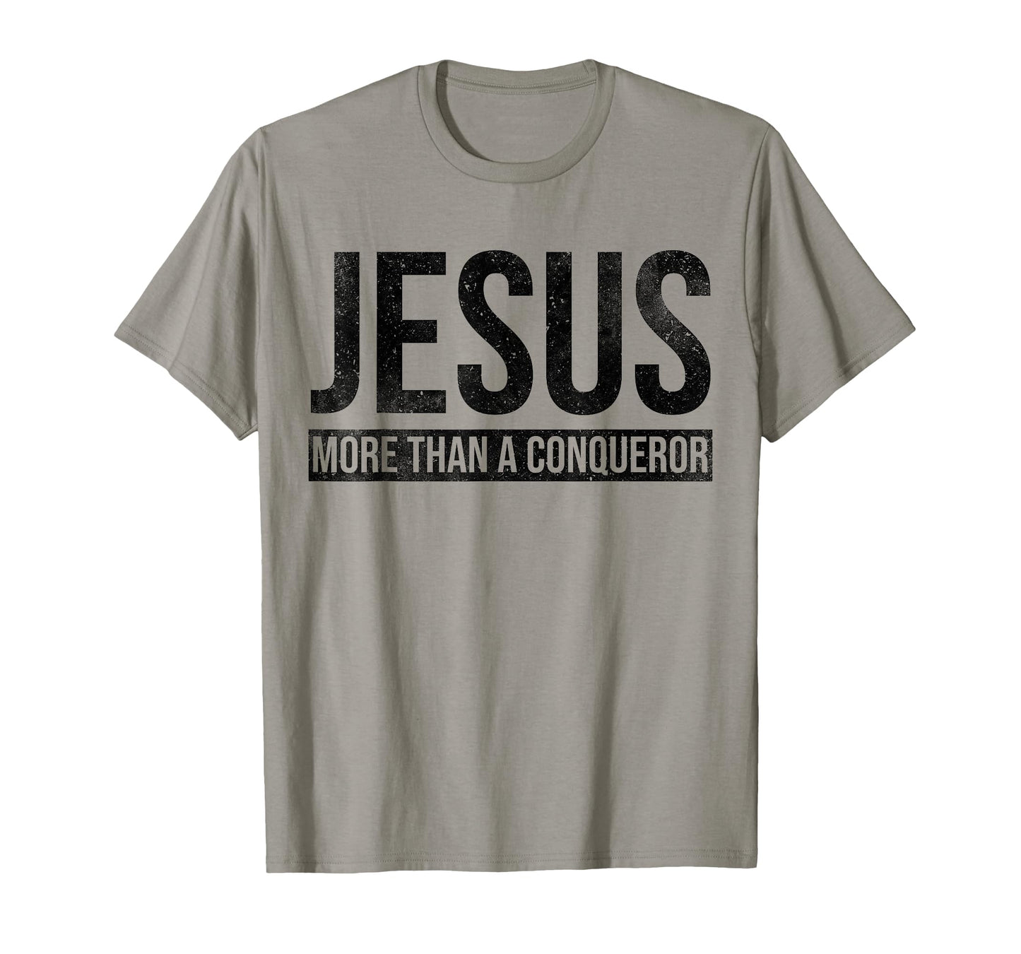 Jesus More Than A Conqueror American Flag Design T-Shirt