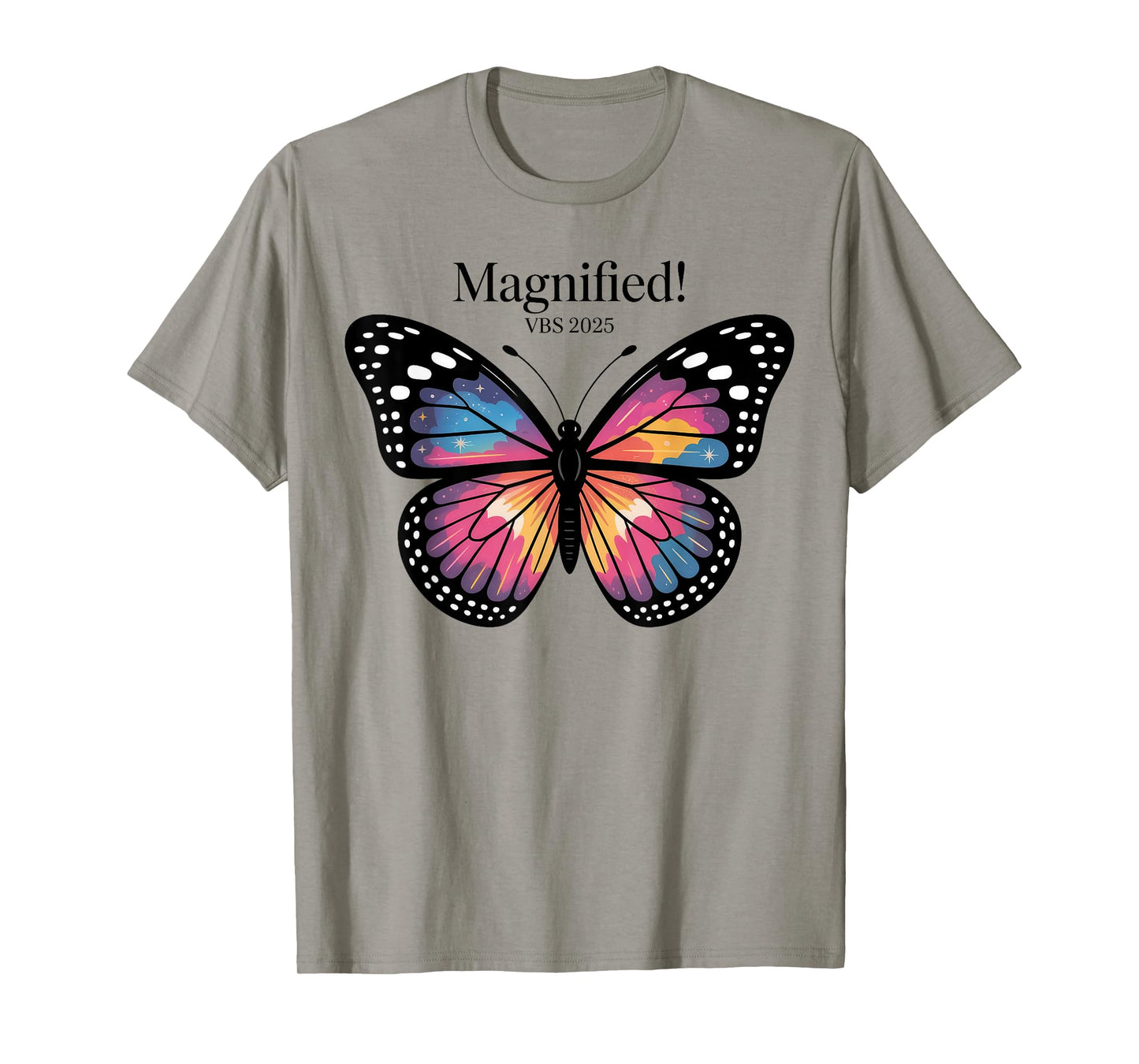 Butterfly VBS 2025 Shirt Magnified Vacation Bible School T-Shirt