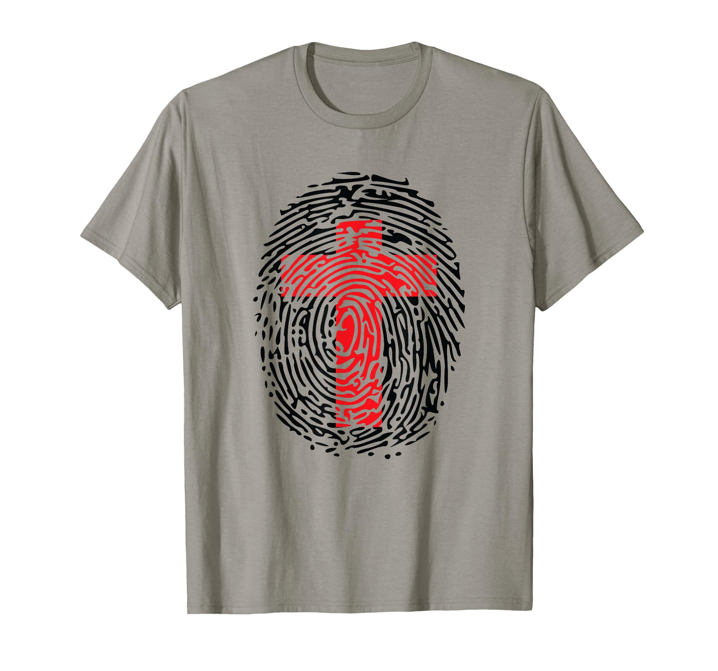 Christian Cross Fingerprint of Christ T-Shirt