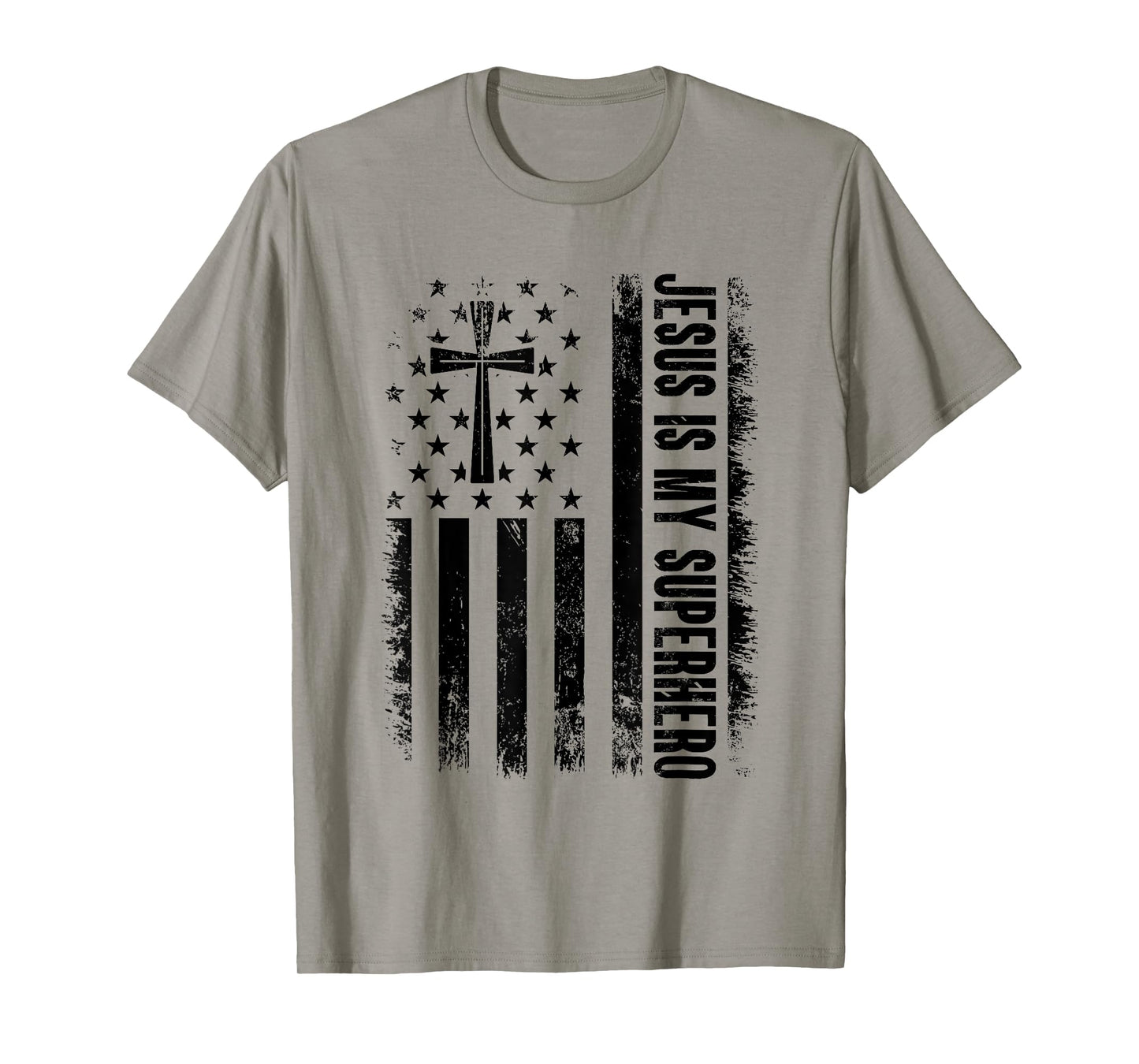 Jesus is My Superhero - Christian Religious T-Shirt