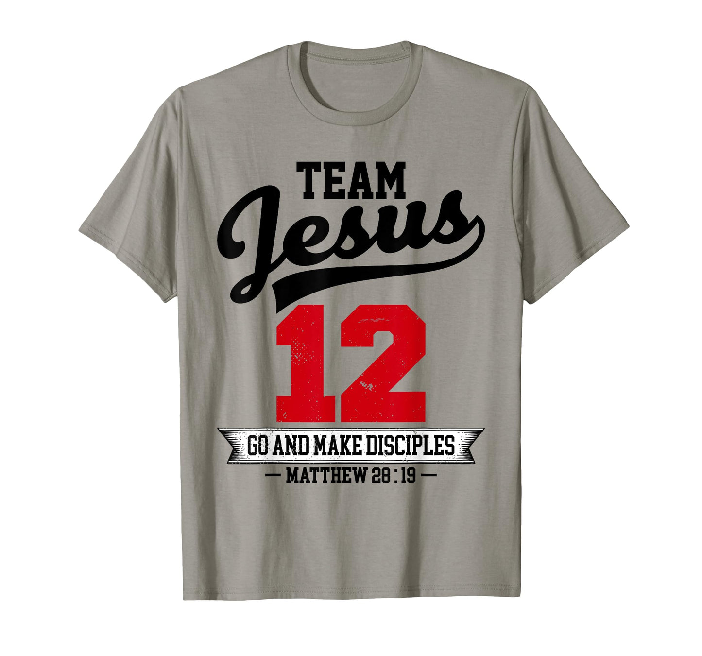 Jesus and Baseball Team Jesus Christian Matthew 28:19 Love T-Shirt