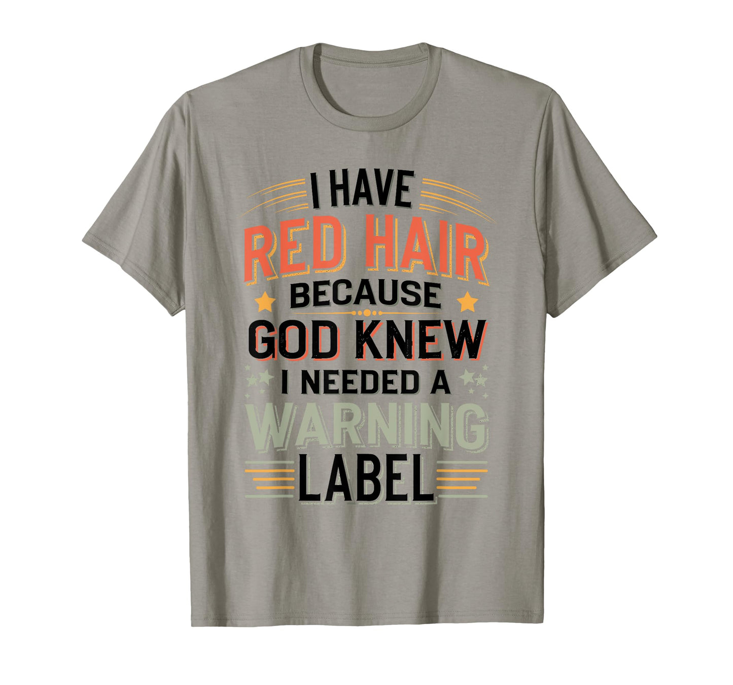 Redhead Ginger Pride Reddish Red Hair Color Men Women T-Shirt