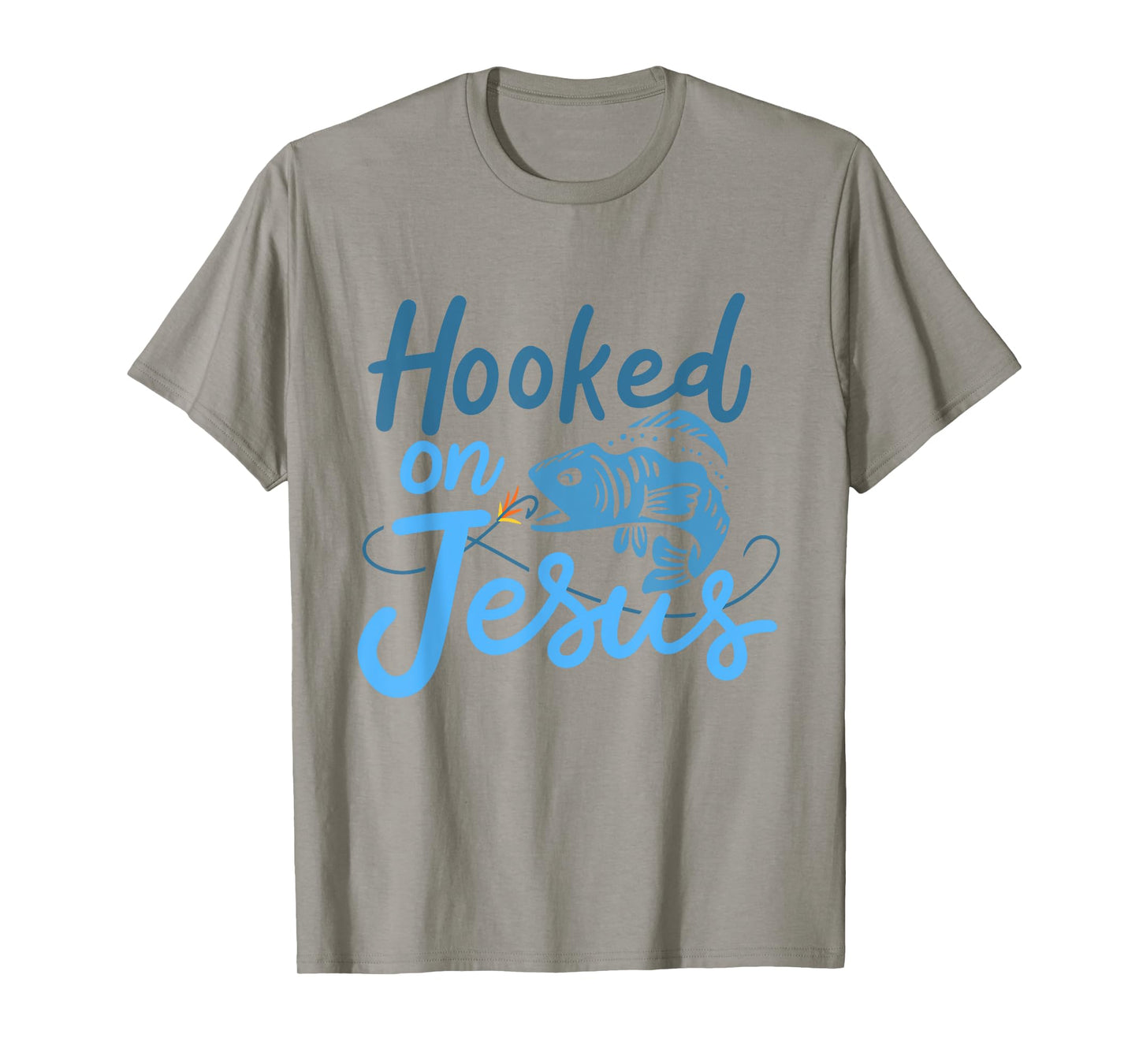 Hooked On Jesus Bass Fishing T-Shirt