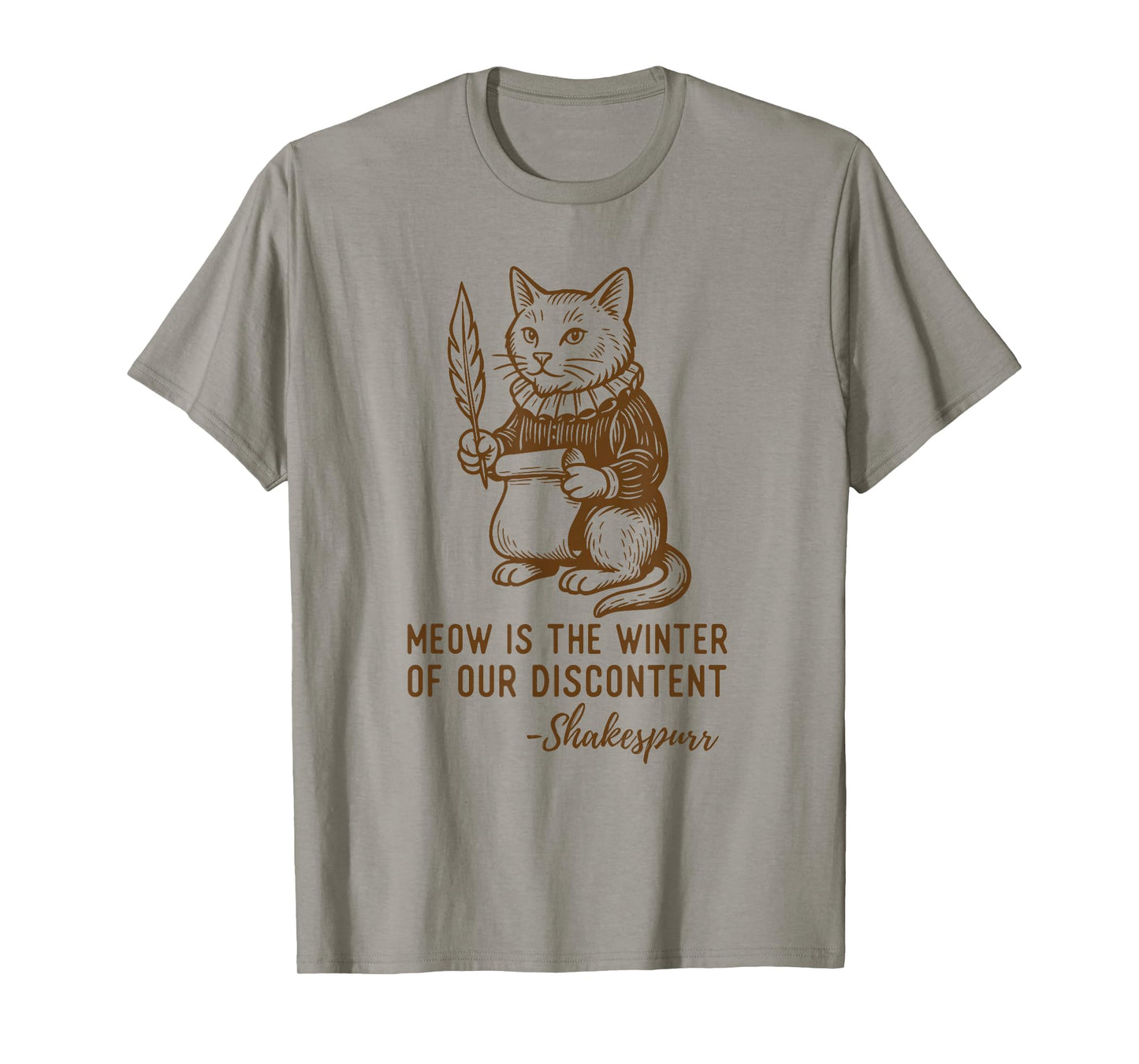 Funny Shakespeare Quote Cat Shakespurr T-Shirt
