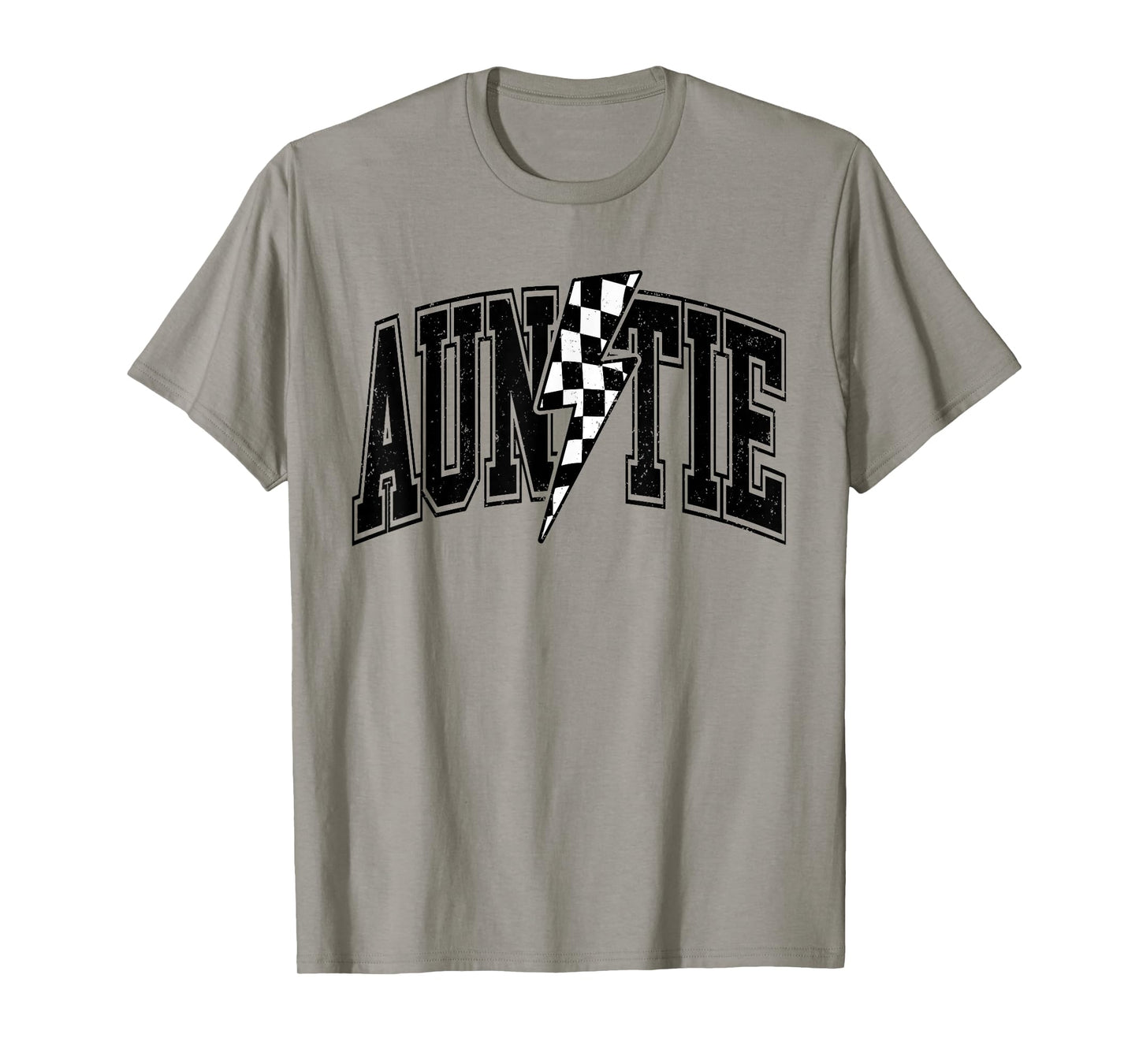 Auntie Racing Car Family Matching Birthday Party Funny Aunt T-Shirt