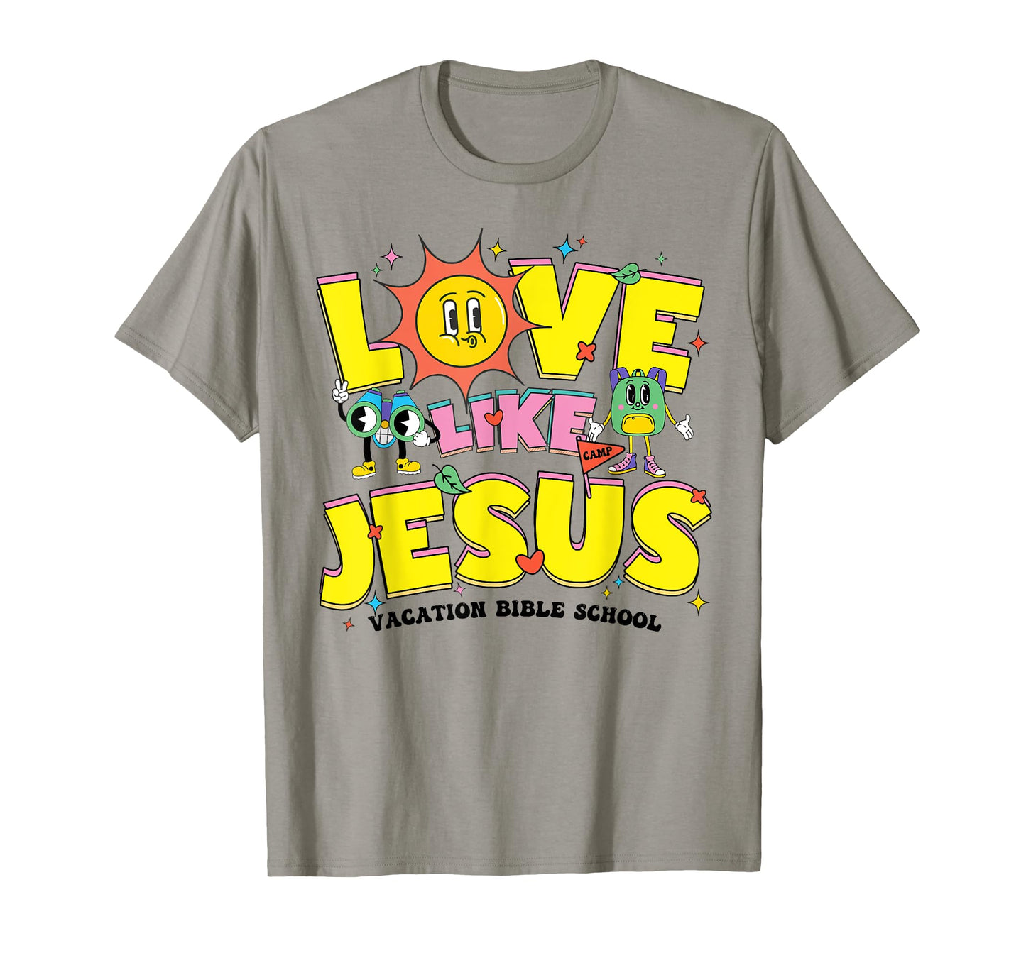 Groovy Love Like Jesus Vacation Bible School VBS Live It T-Shirt
