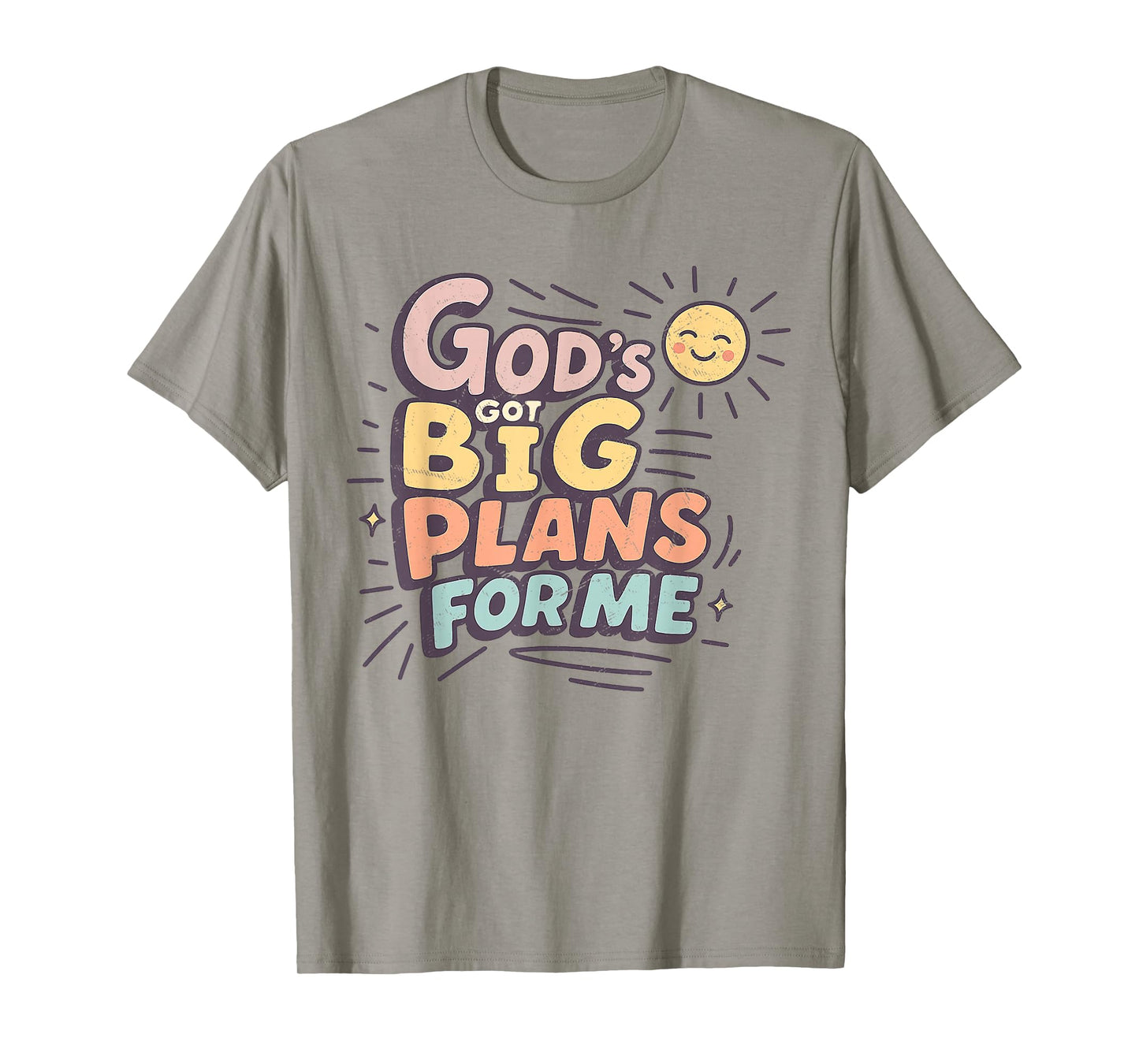 God's Got Big Plans for Me Christian Faith Tee T-Shirt