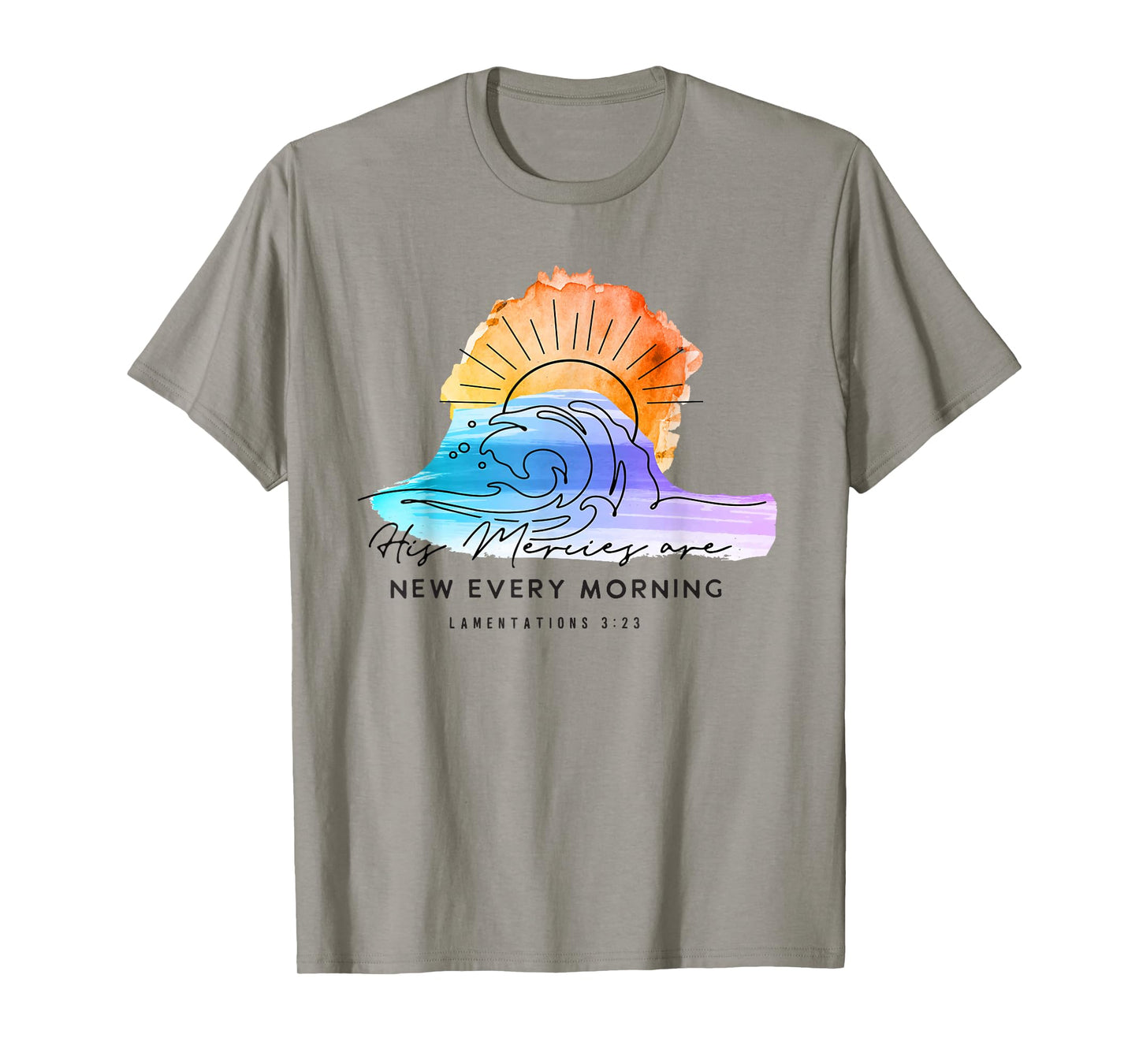 God's Mercy New Every Morning Christians Faith Jesus T-Shirt