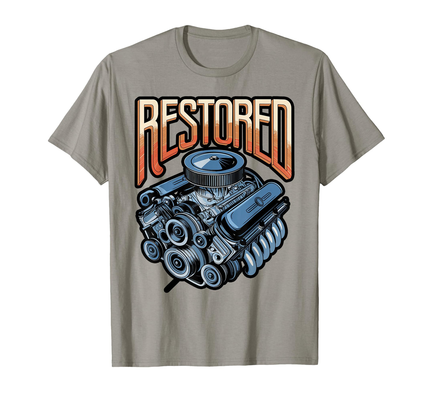 Restored Psalms 23:3 Faith Engine Art T-Shirt