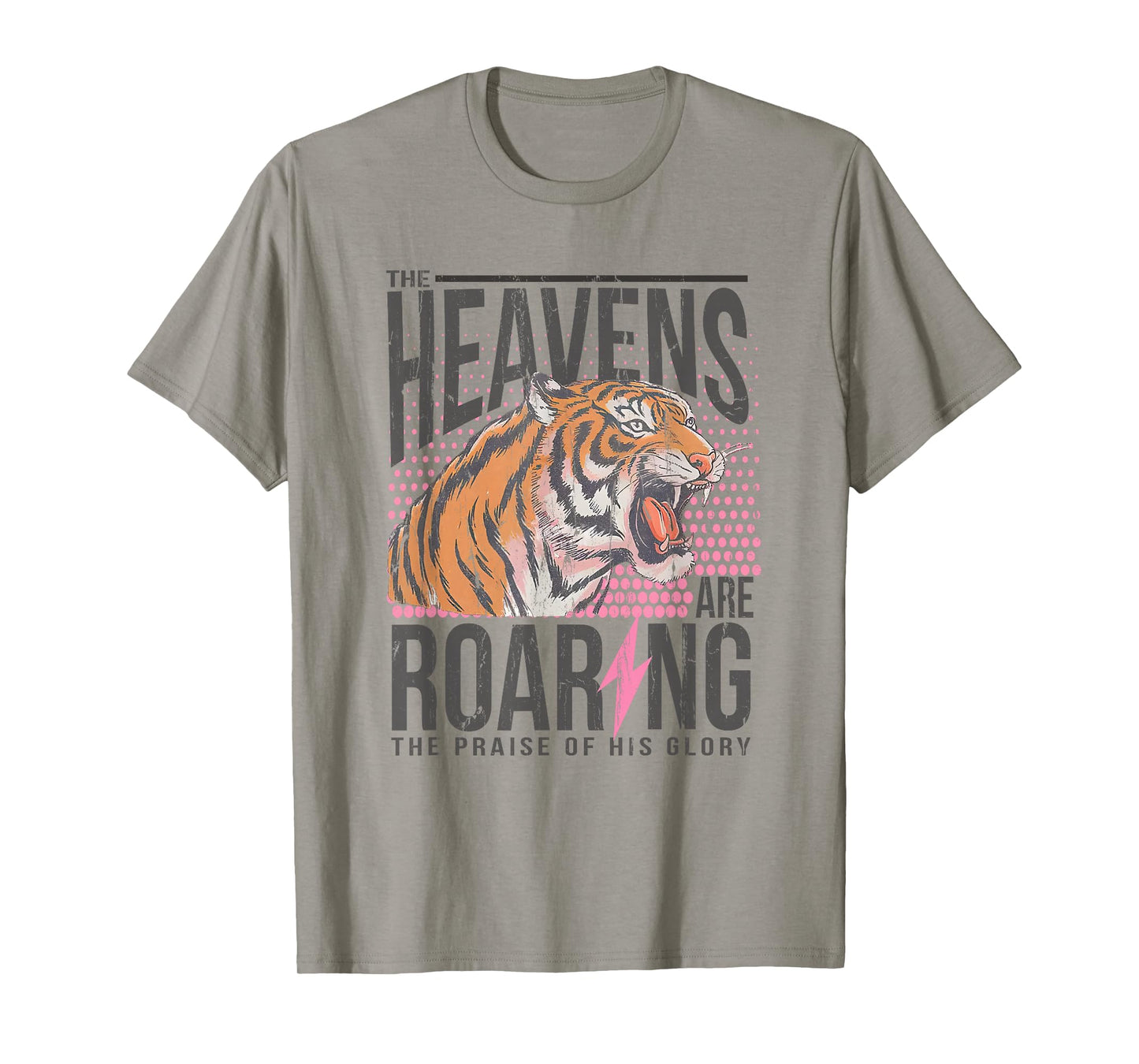 The Heavens Are Roaring, Psalm 19:1 Bible Verse T-Shirt