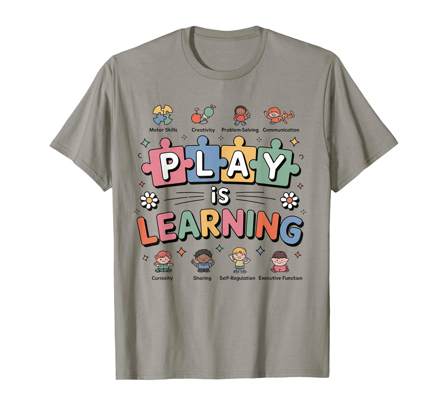 Play Is Learning Teacher First Day Of School Back To School T-Shirt