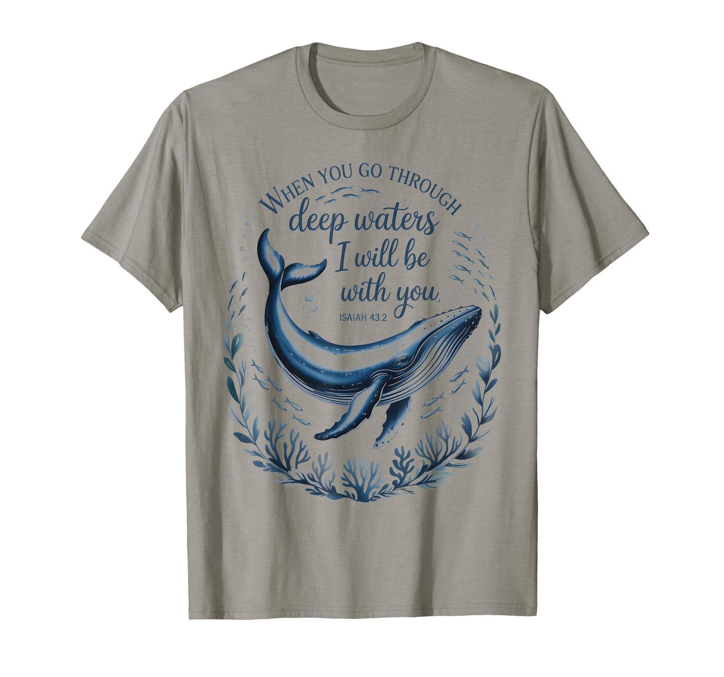When You Go Through Deep Waters I Will Be With You Women T-Shirt