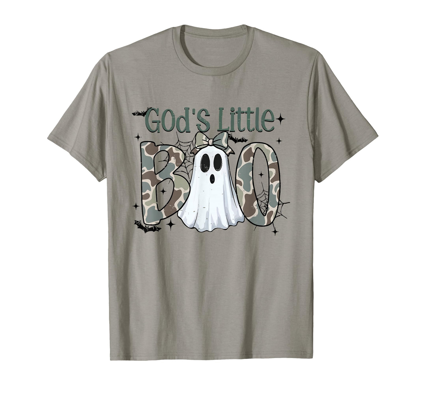 God's Little Boo Ghost Halloween Cute Girl Kid Spooky Season T-Shirt