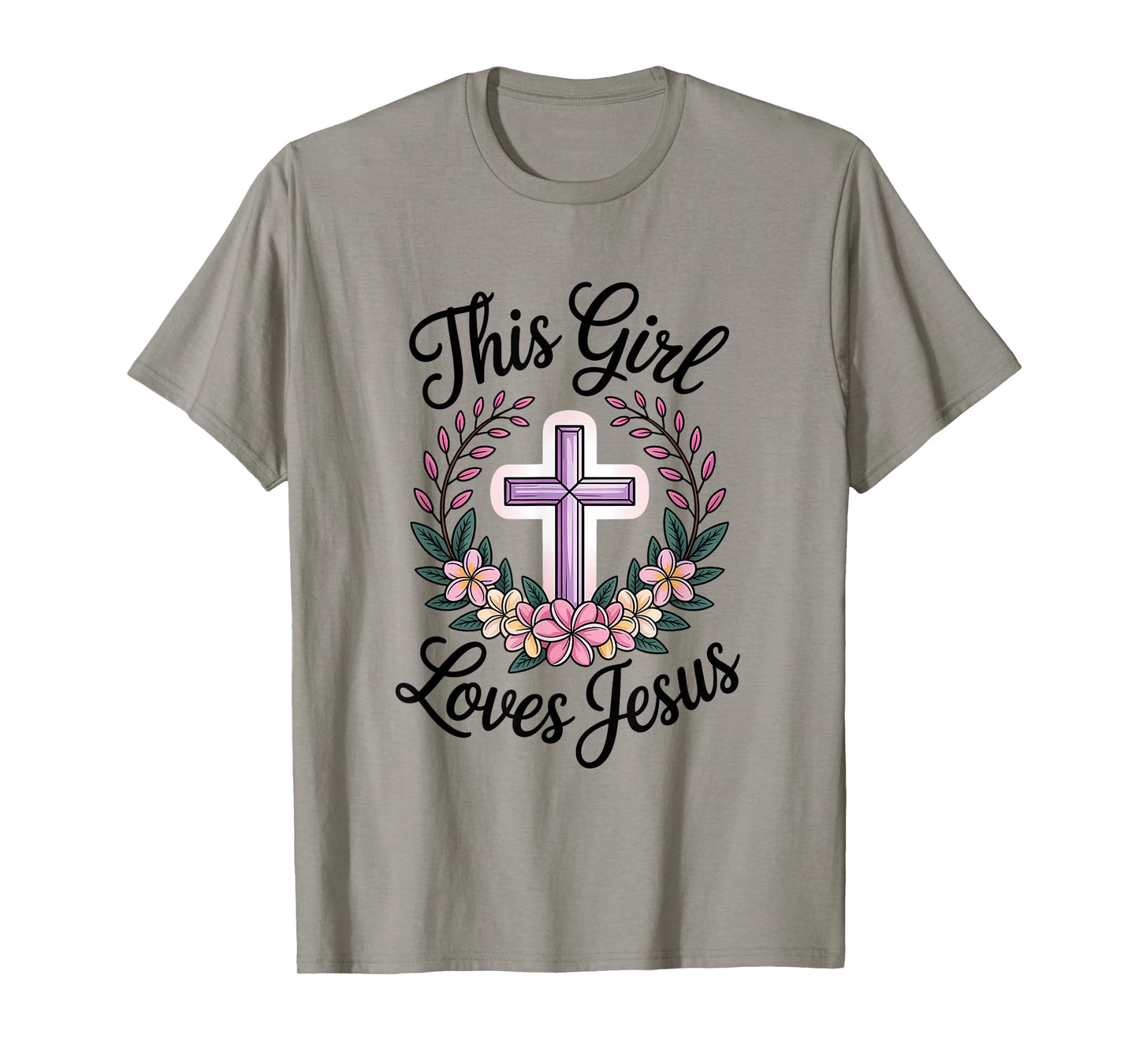 This Girl Loves Jesus Christian Girl Jesus T-Shirt