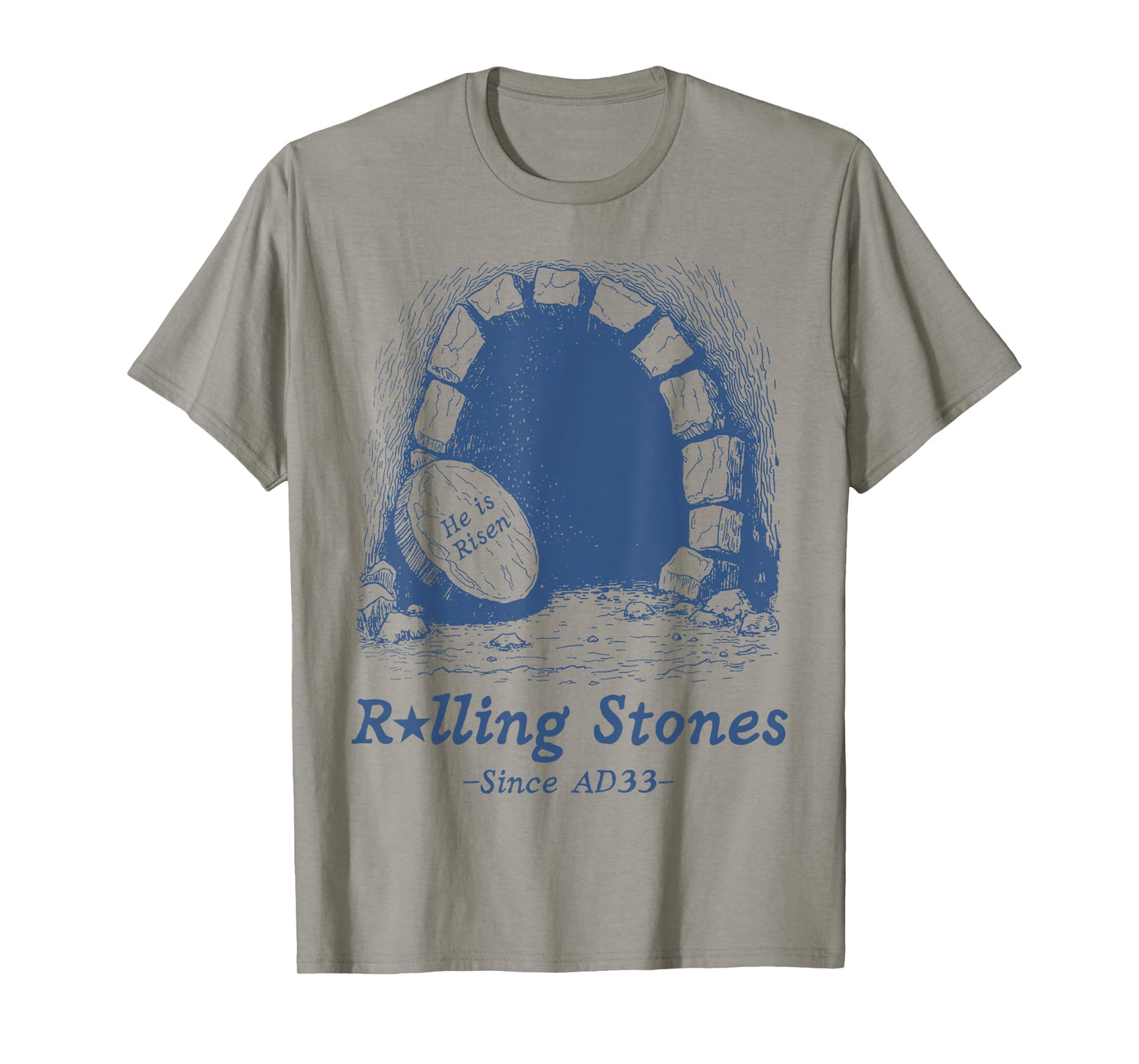 The Stone Was Rolled Away He Is Alive Retro Christian Easter T-Shirt