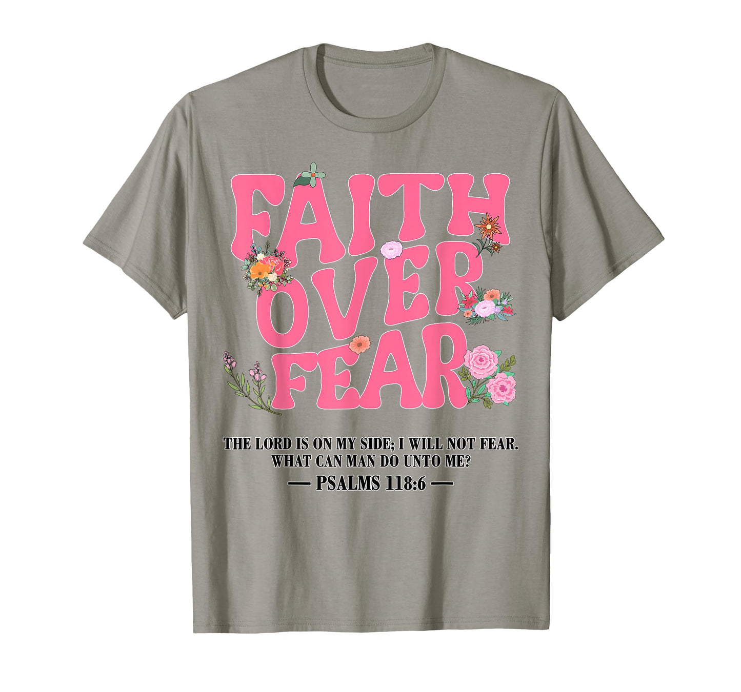 Faith Over Fear Christian Jesus Toddler God Sister Daughter T-Shirt