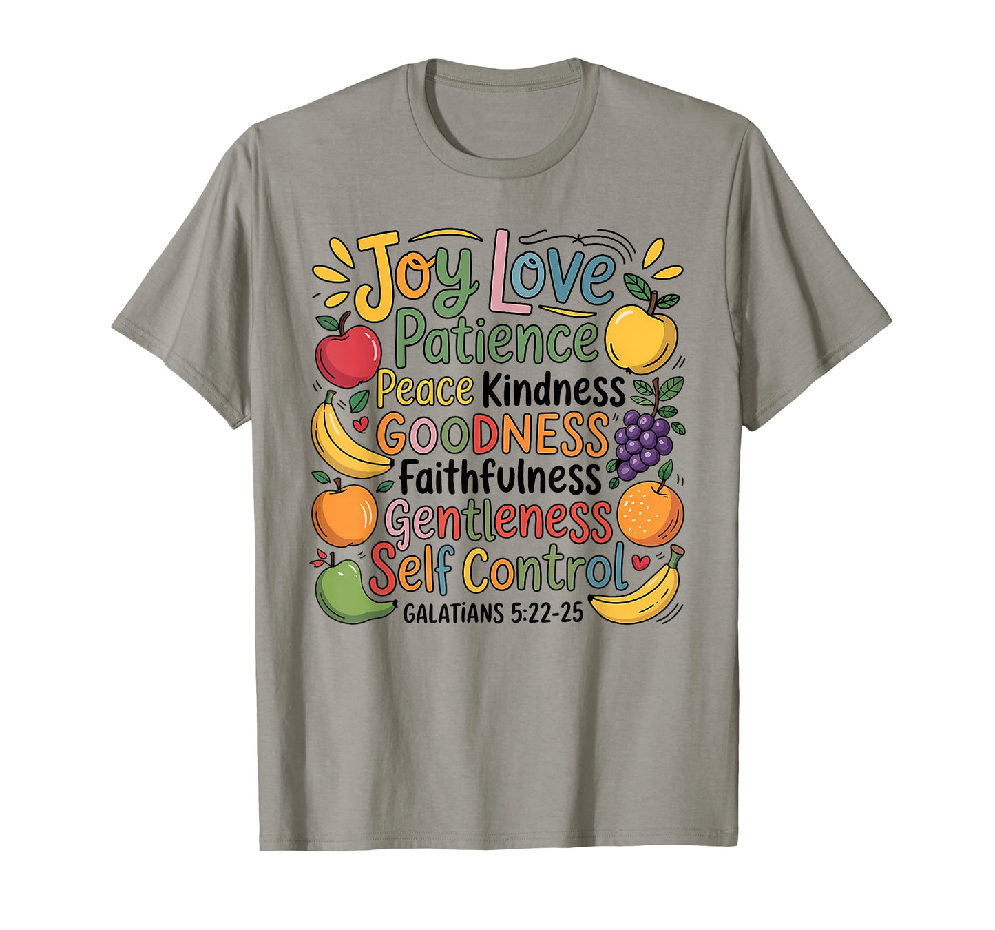Awesome Galatians Fruit Of The Spirit Religious Verses T-Shirt