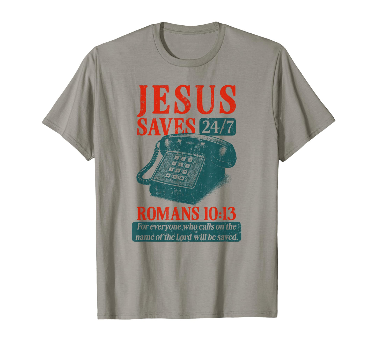 Retro Christian Jesus Saves Faith Quote Religious Believer T-Shirt