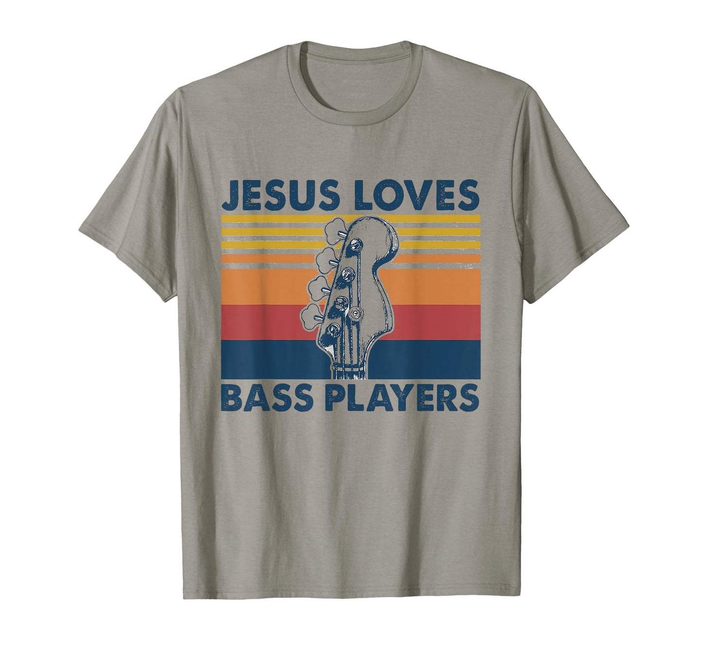 Jesus Loves Bass Players Christian Musician Funny Shirt Gift T-Shirt