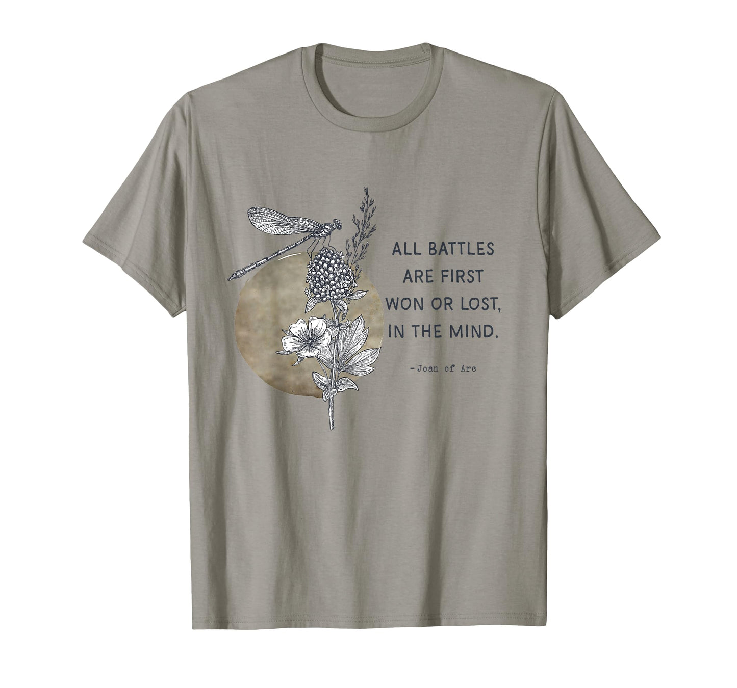 All Battles are First Won St Joan of Arc Quotes T-Shirt