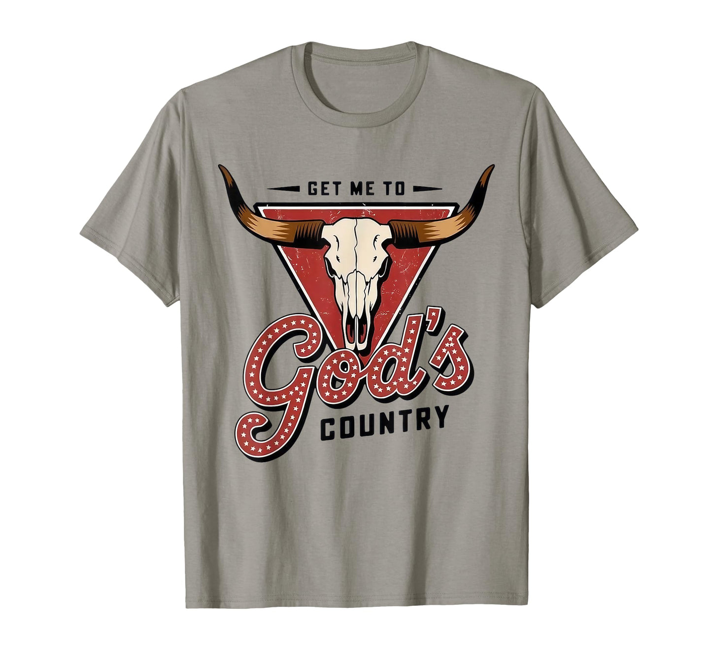 Vintage Get Me To God’s Country Funny Country Hat Funny Meme T-Shirt