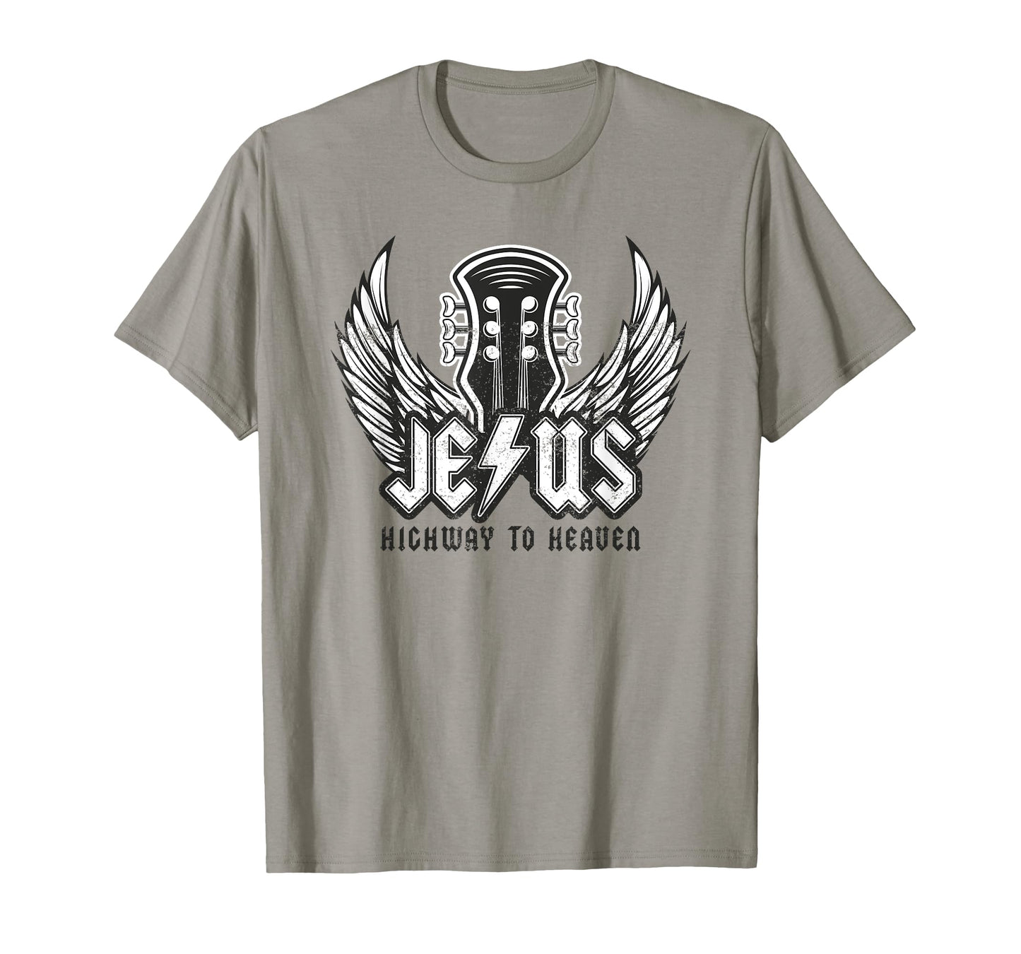 Jesus Rock and Roll Christian Music Worship Bible Verse T-Shirt