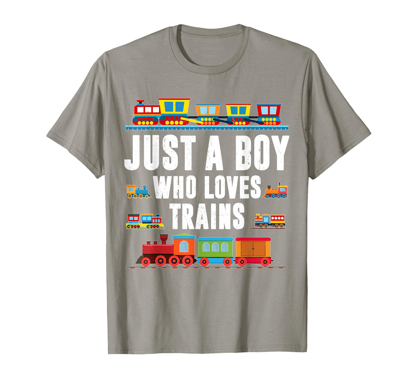Just A Boy Who Loves Train Toddler Shirt Baby Boy Locomotive T-Shirt