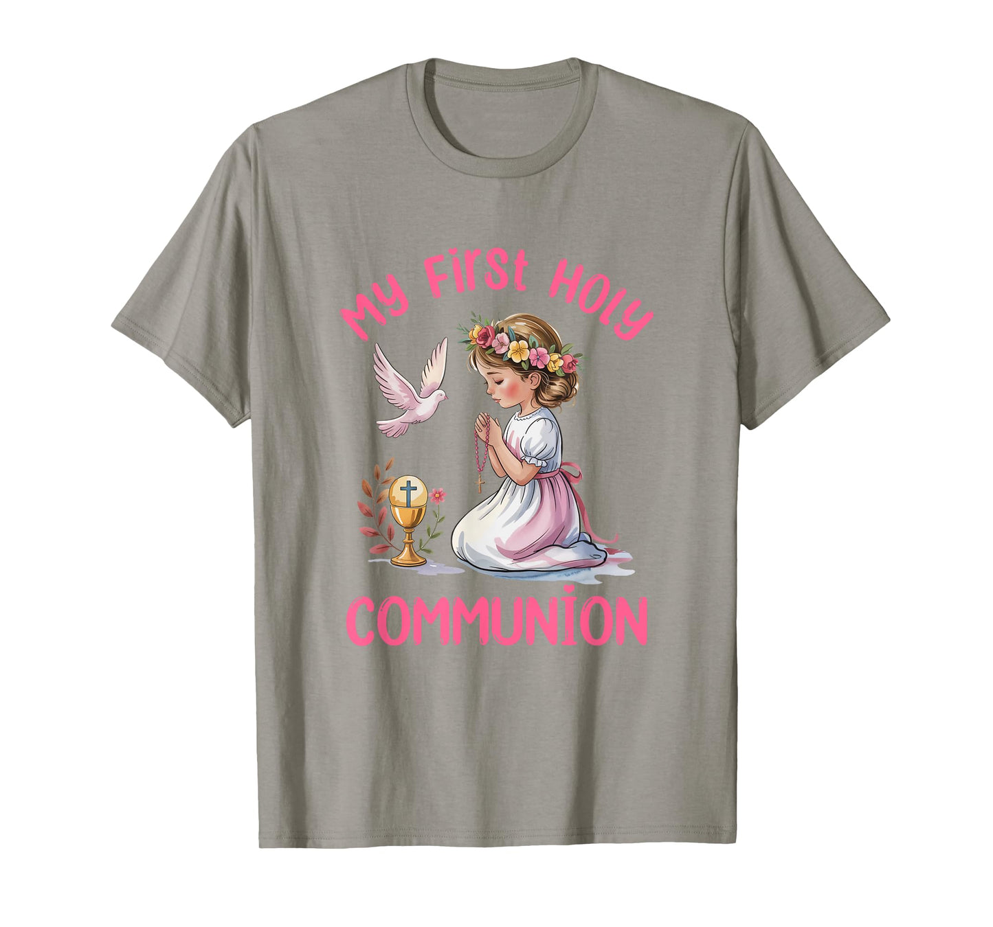 My First Holy Communion For Girl Christian Catholic T-Shirt
