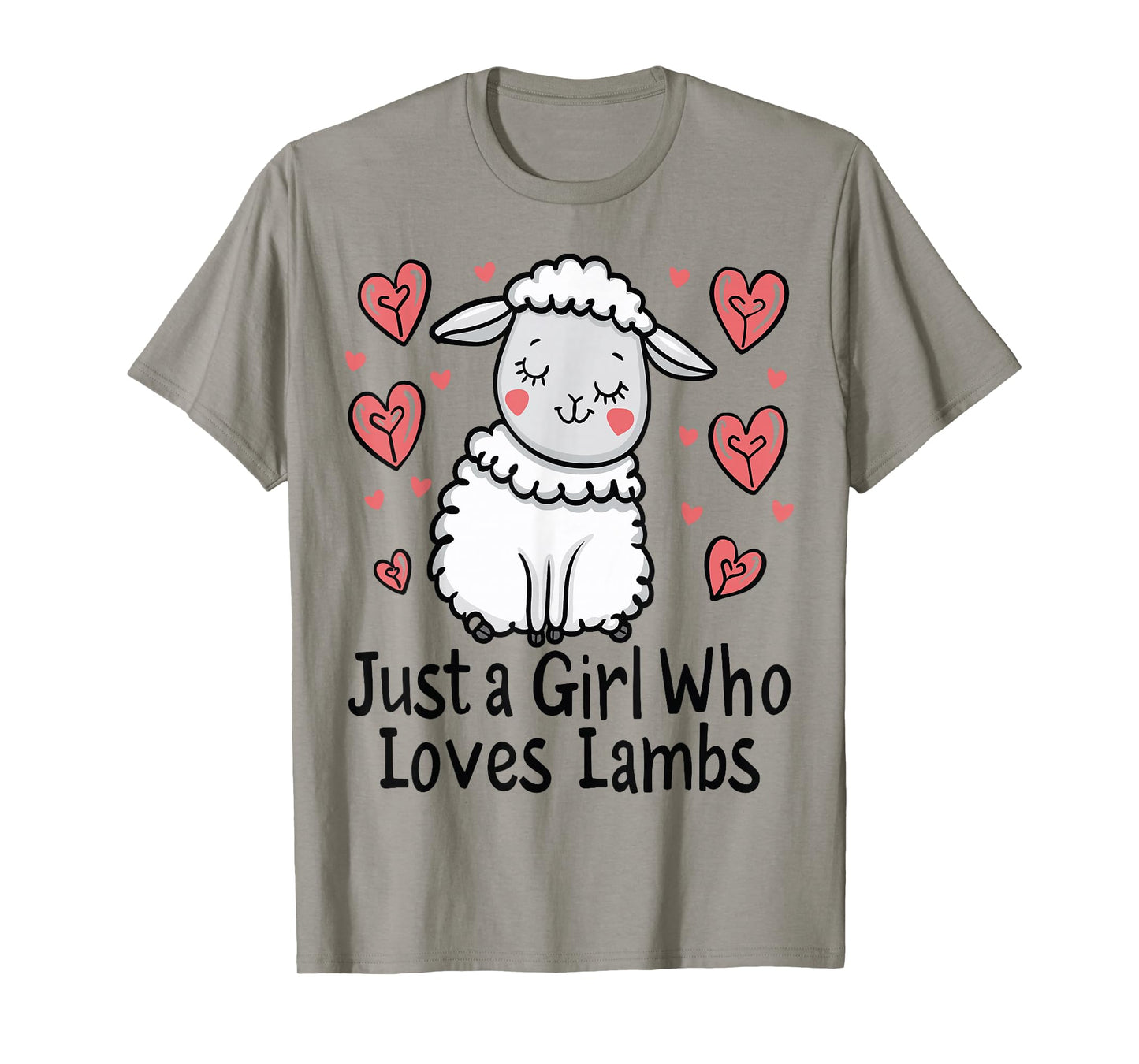 Funny Lamb Lovers Gift Just A Girl Who Loves Lambs T-Shirt