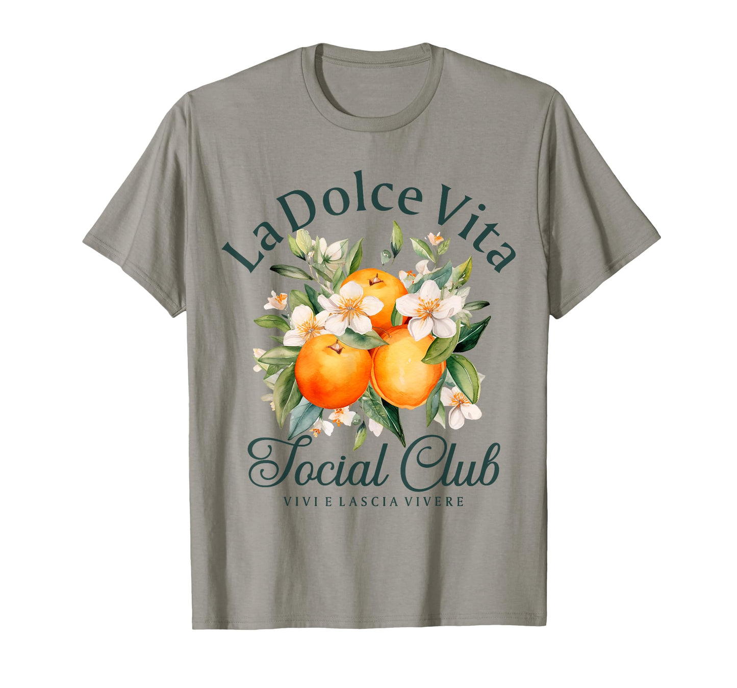 Italy La Dolce Vita Social Club Italian Summer T-Shirt