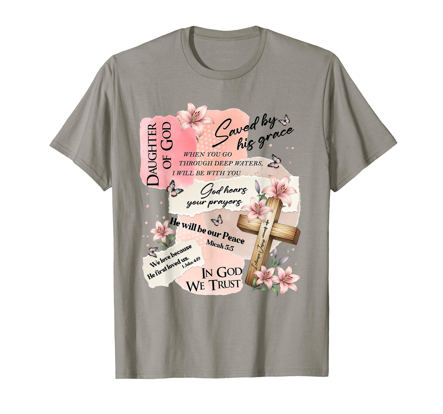 Daughter of God Christian Bible Verse Shirt for Women T-Shirt