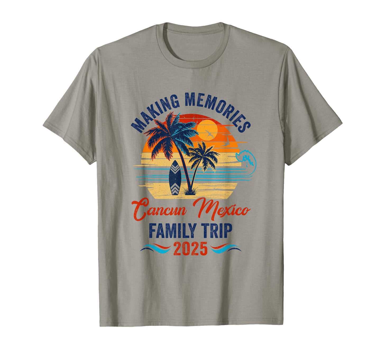 Cancun Mexico Family Vacation 2025 Making Memories Together T-Shirt